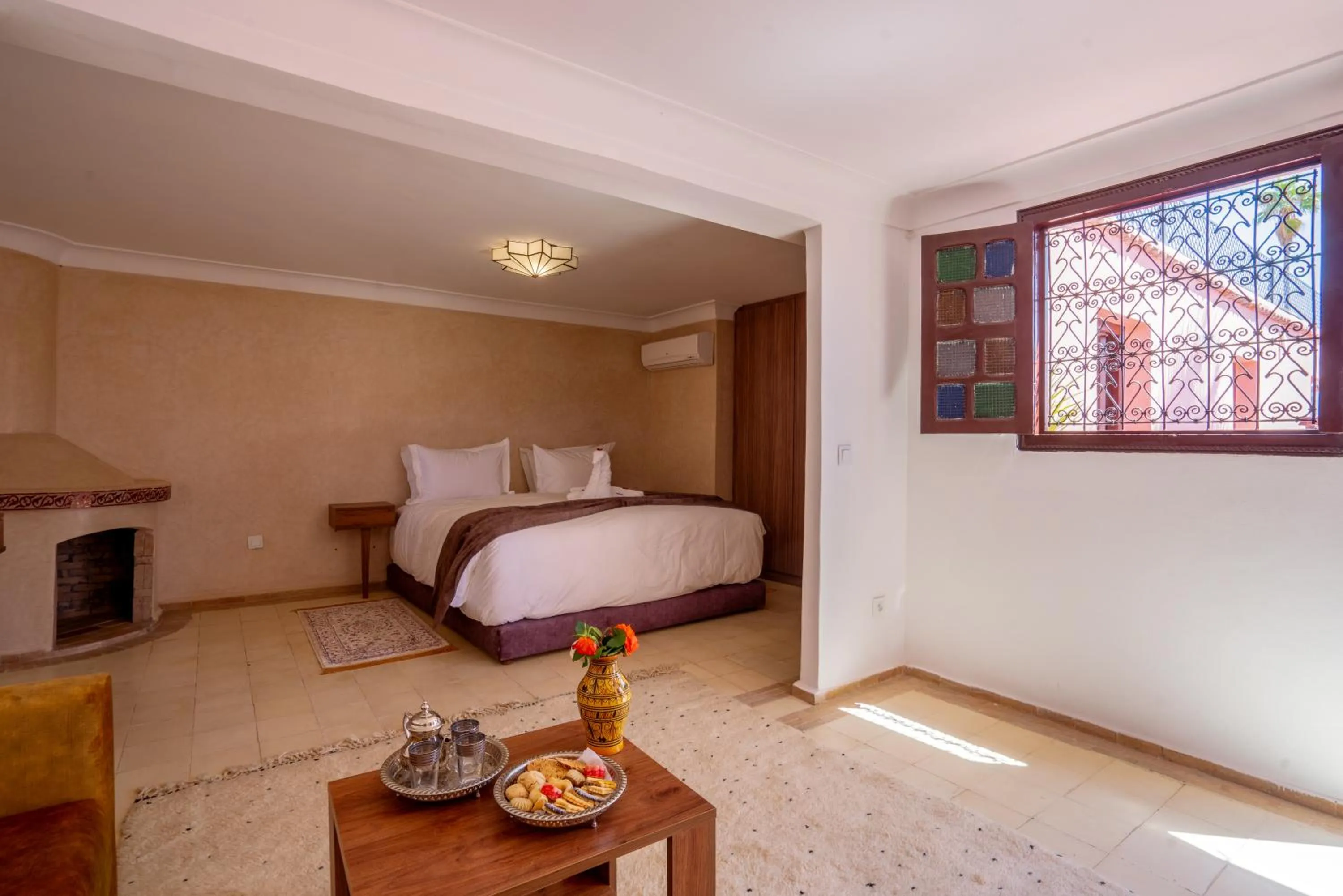 Bed in riad dar nejma & Spa