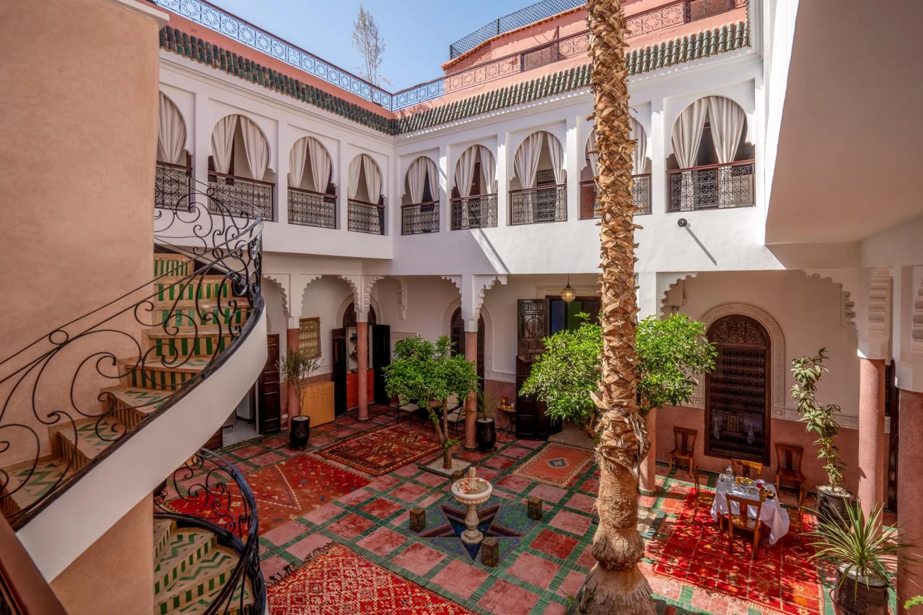 Balcony/Terrace in riad dar nejma & Spa