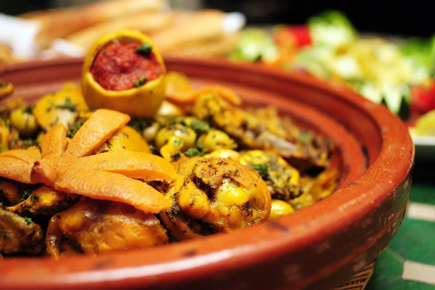 Food close-up in Riad Al Mamoune