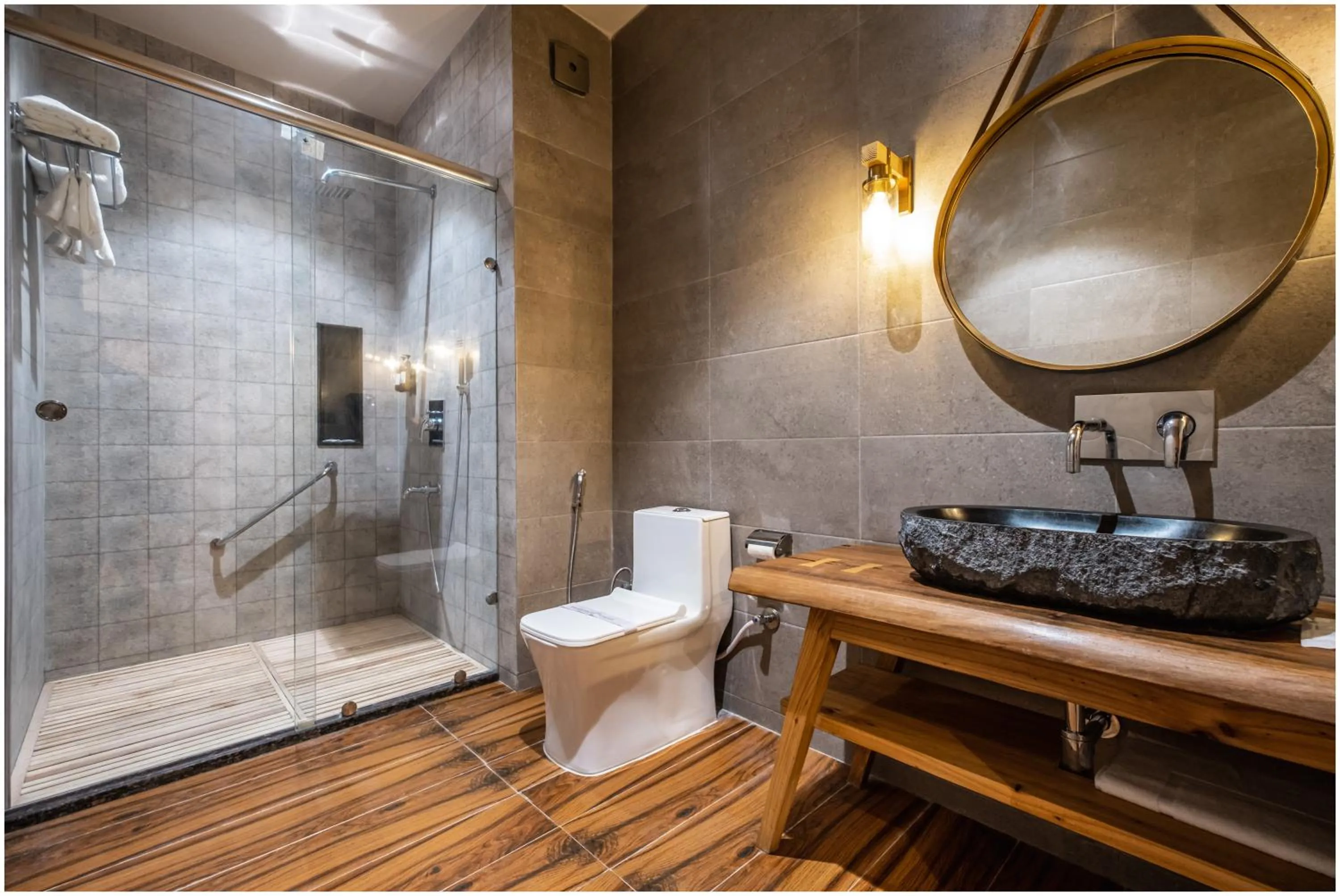 Bathroom in essence AT LADAKH
