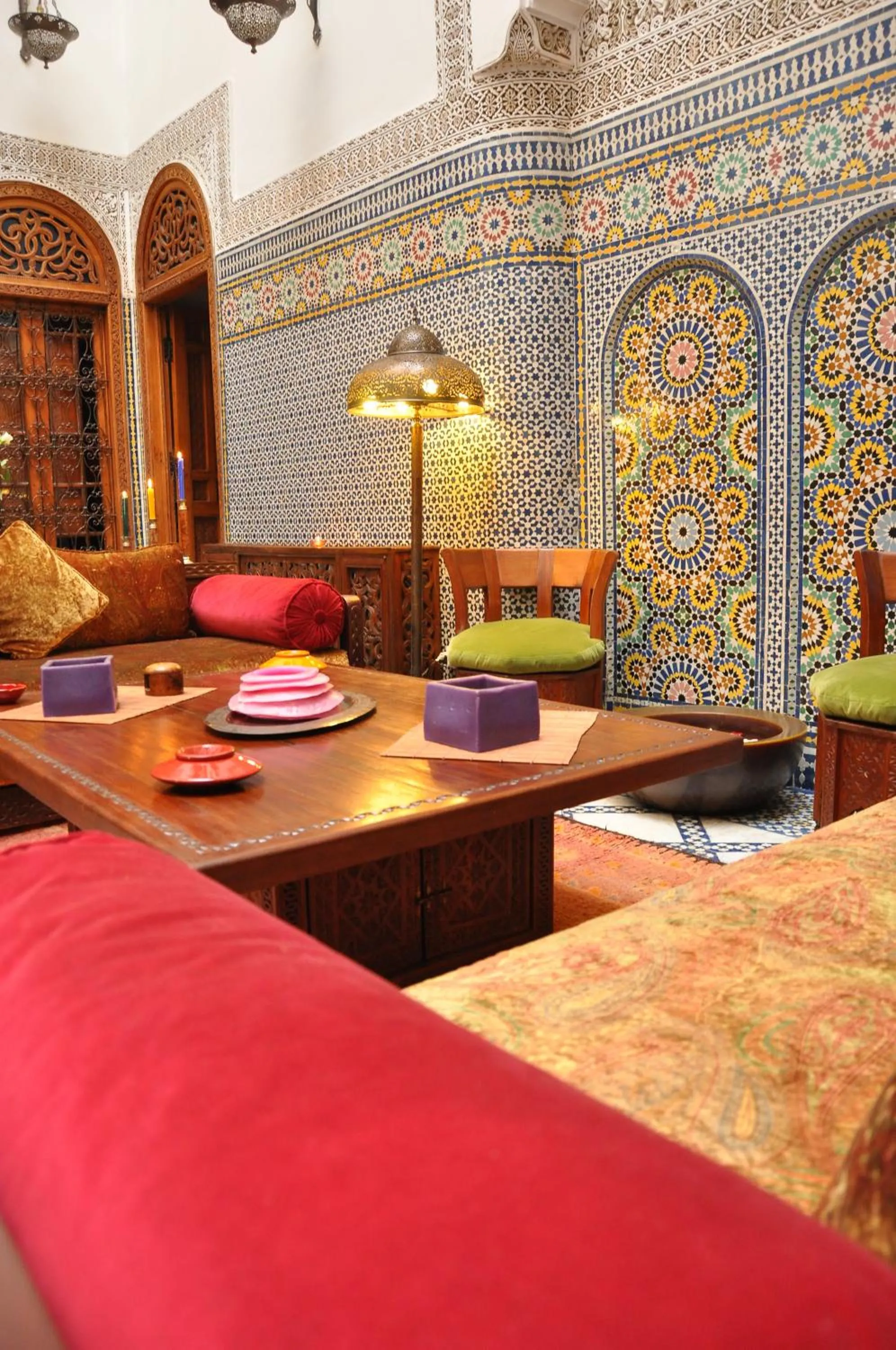 Decorative detail in Riad Au 20 Jasmins