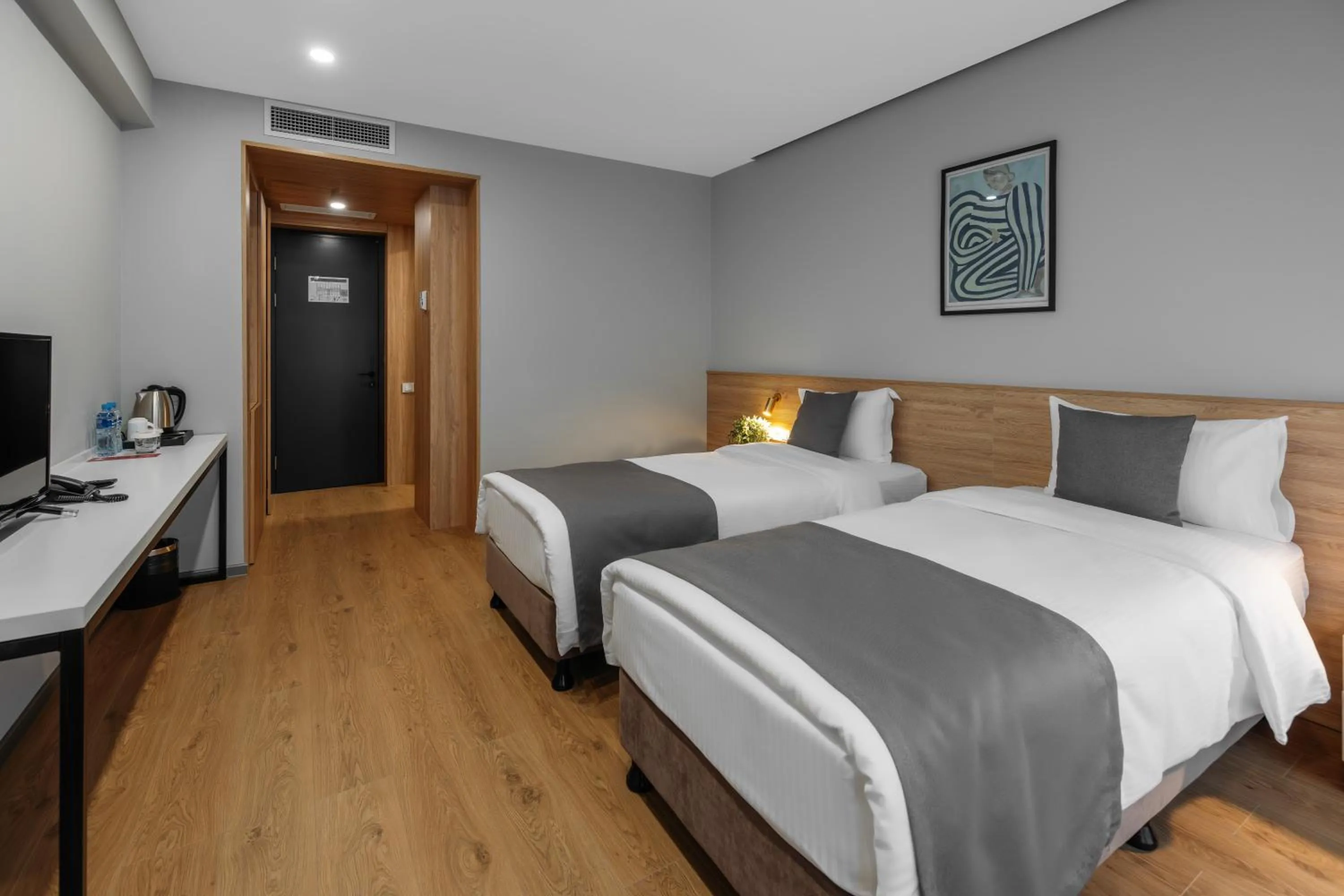 Bed in Hotel Memoir Kazbegi by DNT Group