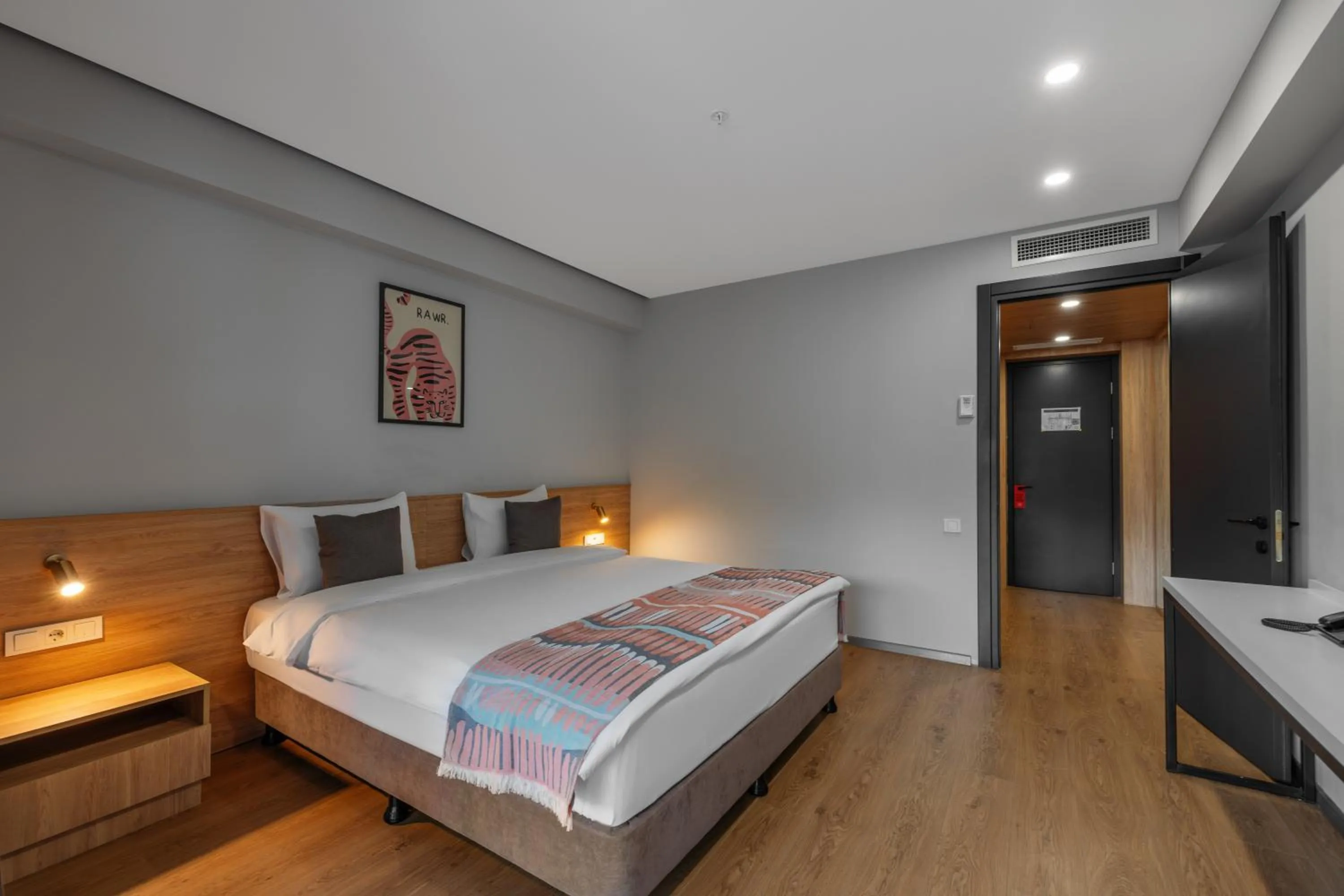 Bed in Hotel Memoir Kazbegi by DNT Group