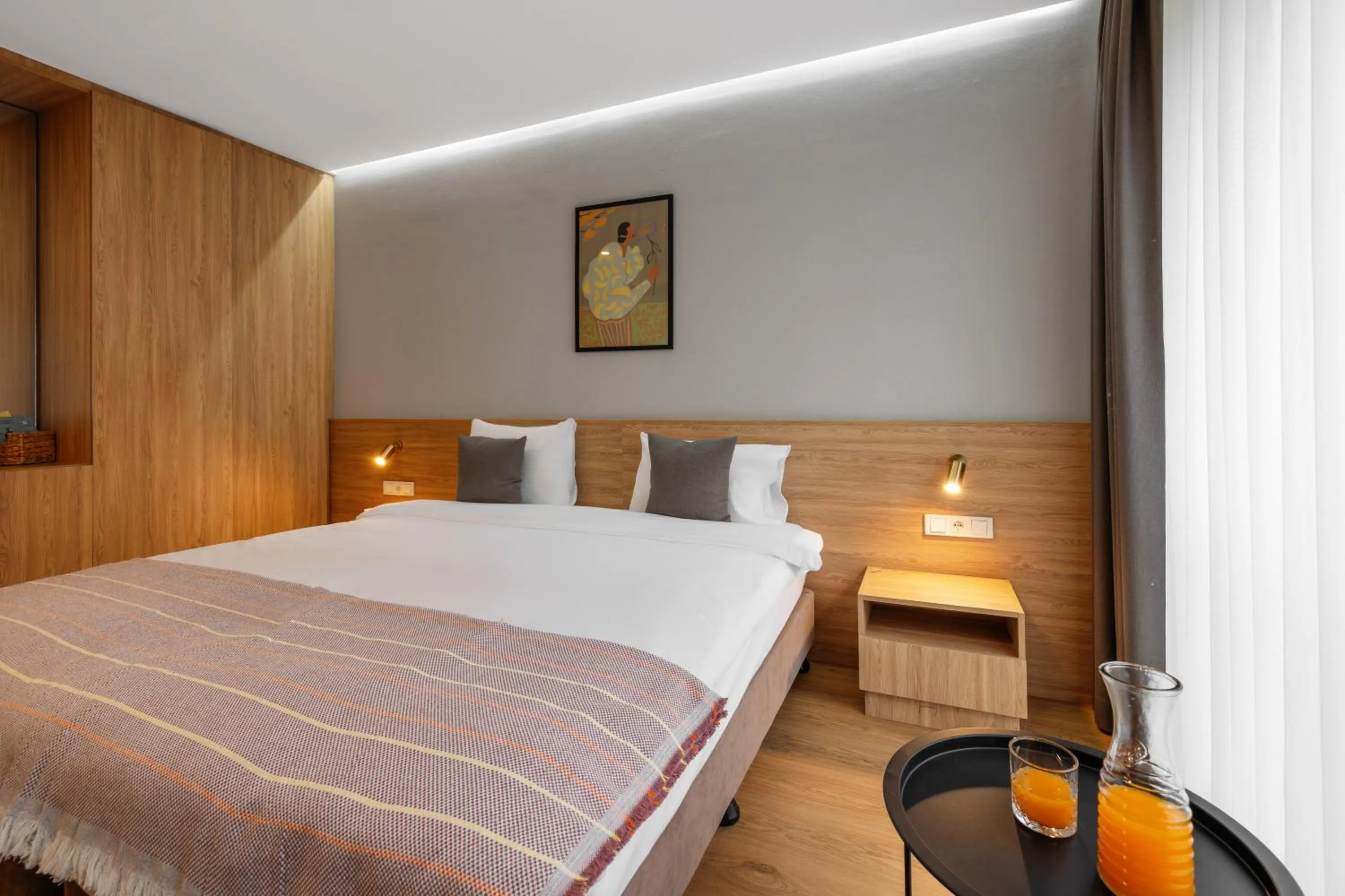 Bedroom, Bed in Hotel Memoir Kazbegi by DNT Group