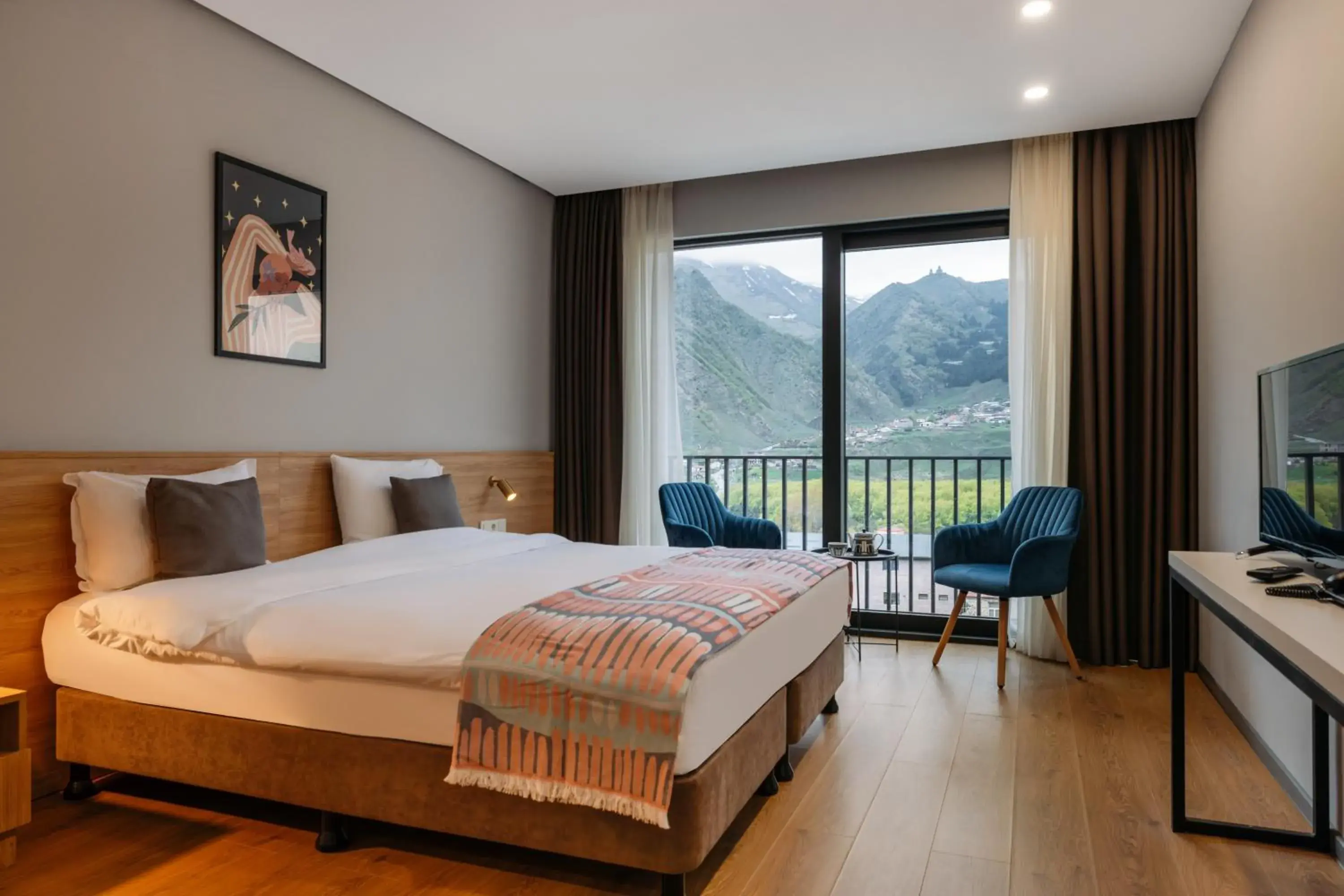 Double Room with Mountain View - single occupancy in Hotel Memoir Kazbegi by DNT Group Double Room with Mountain View - single occupancy in Hotel Memoir Kazbegi by DNT Group