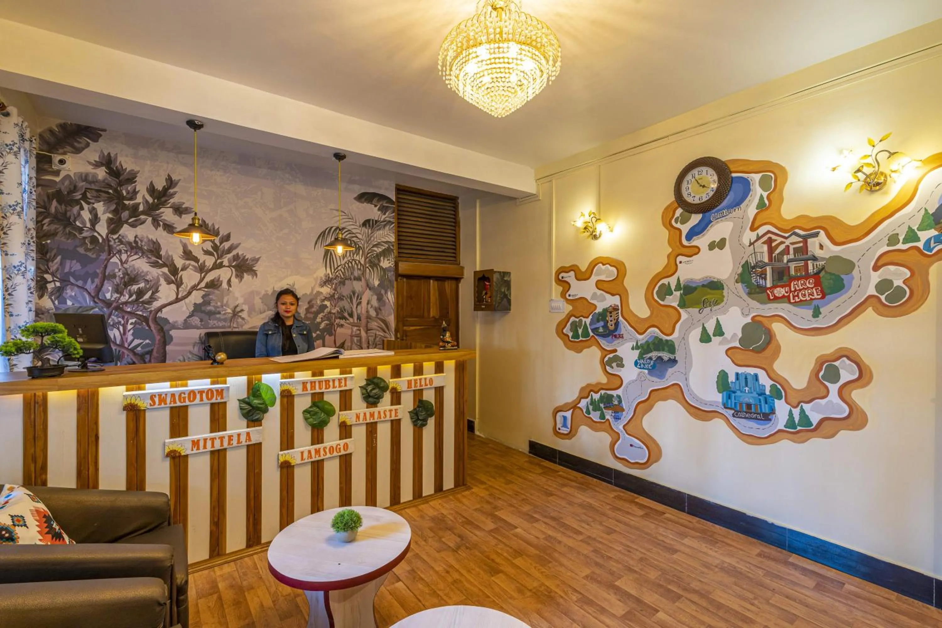 Lobby or reception in Zostel Shillong