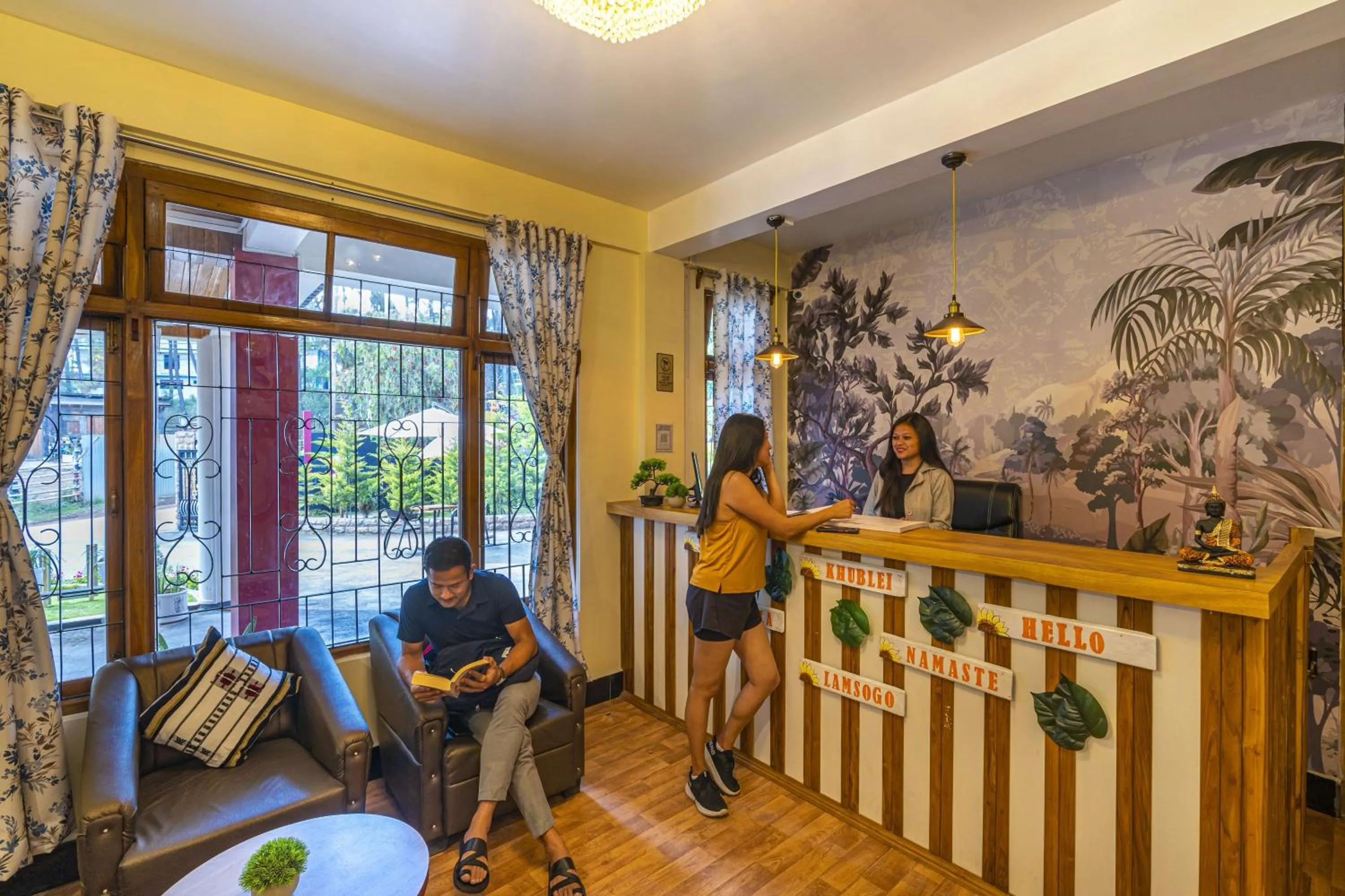 Lobby or reception in Zostel Shillong