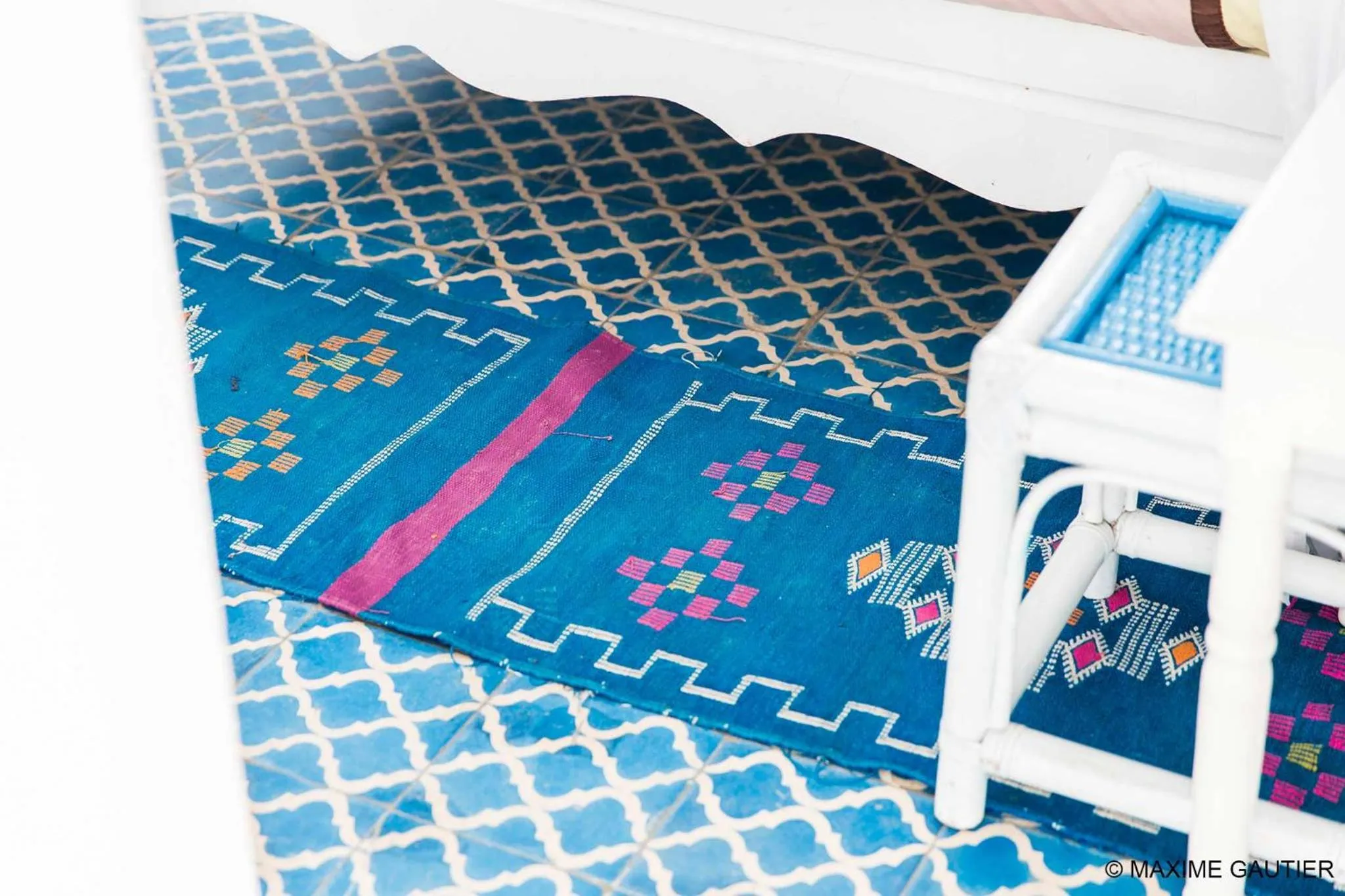 Decorative detail in Hôtel Emeraude Essaouira