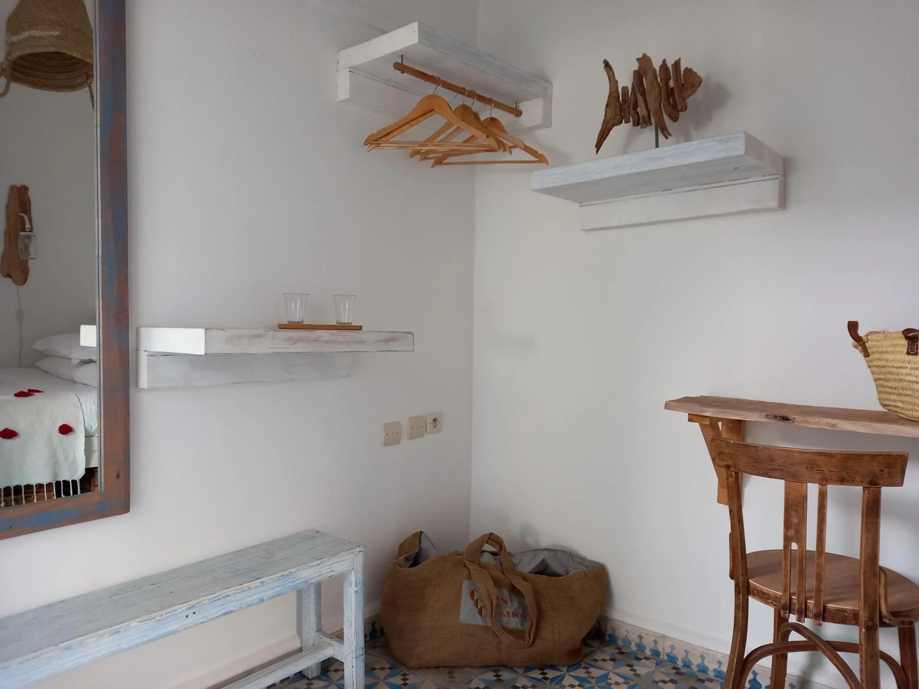 Decorative detail in Hôtel Emeraude Essaouira