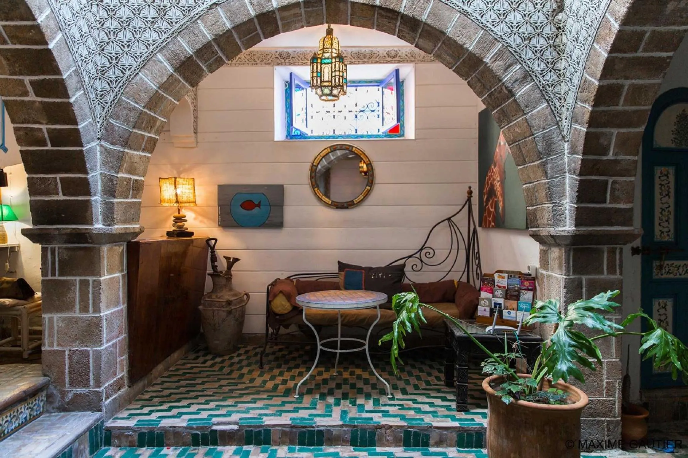 Lobby or reception in Hôtel Emeraude Essaouira