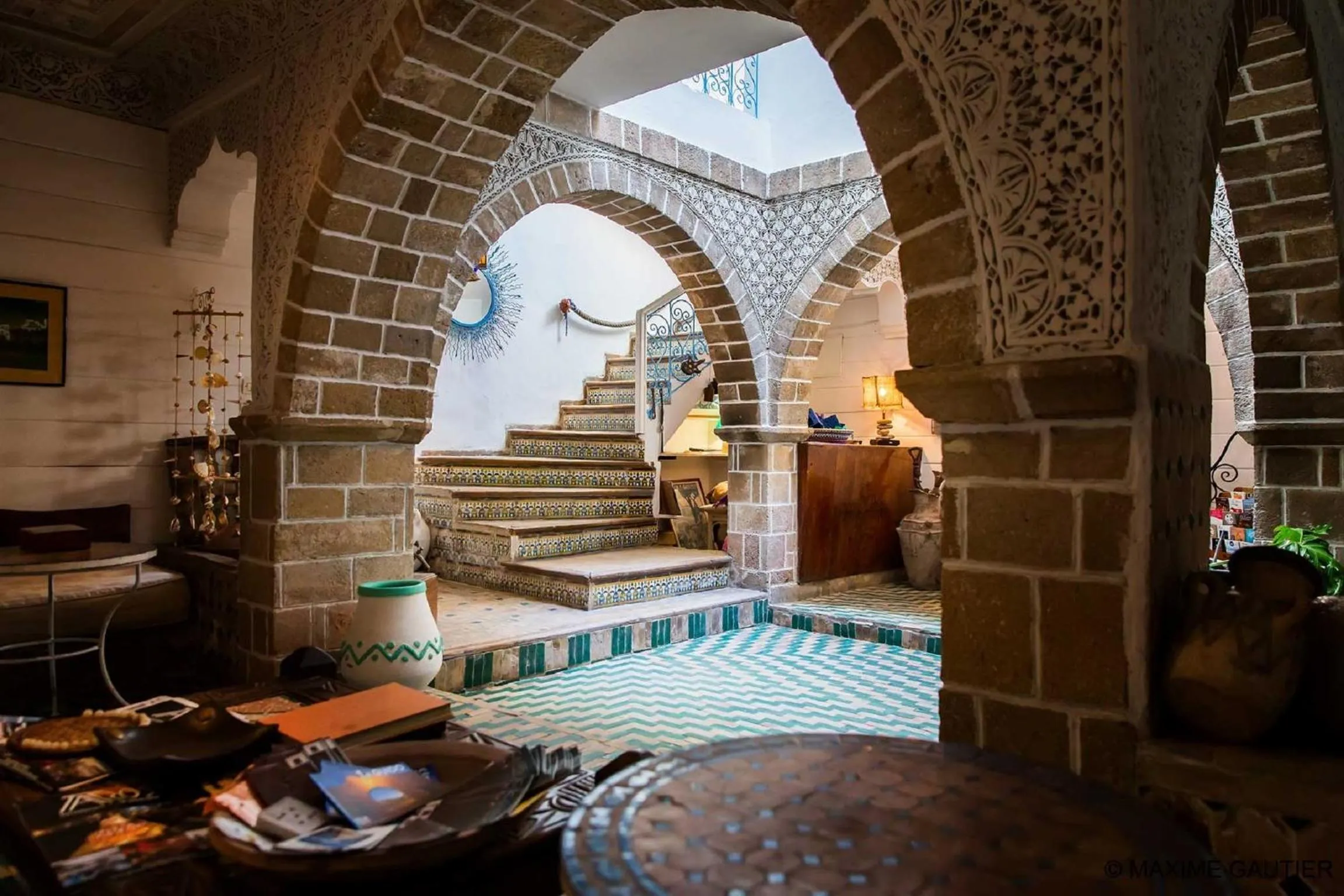 Lobby or reception in Hôtel Emeraude Essaouira