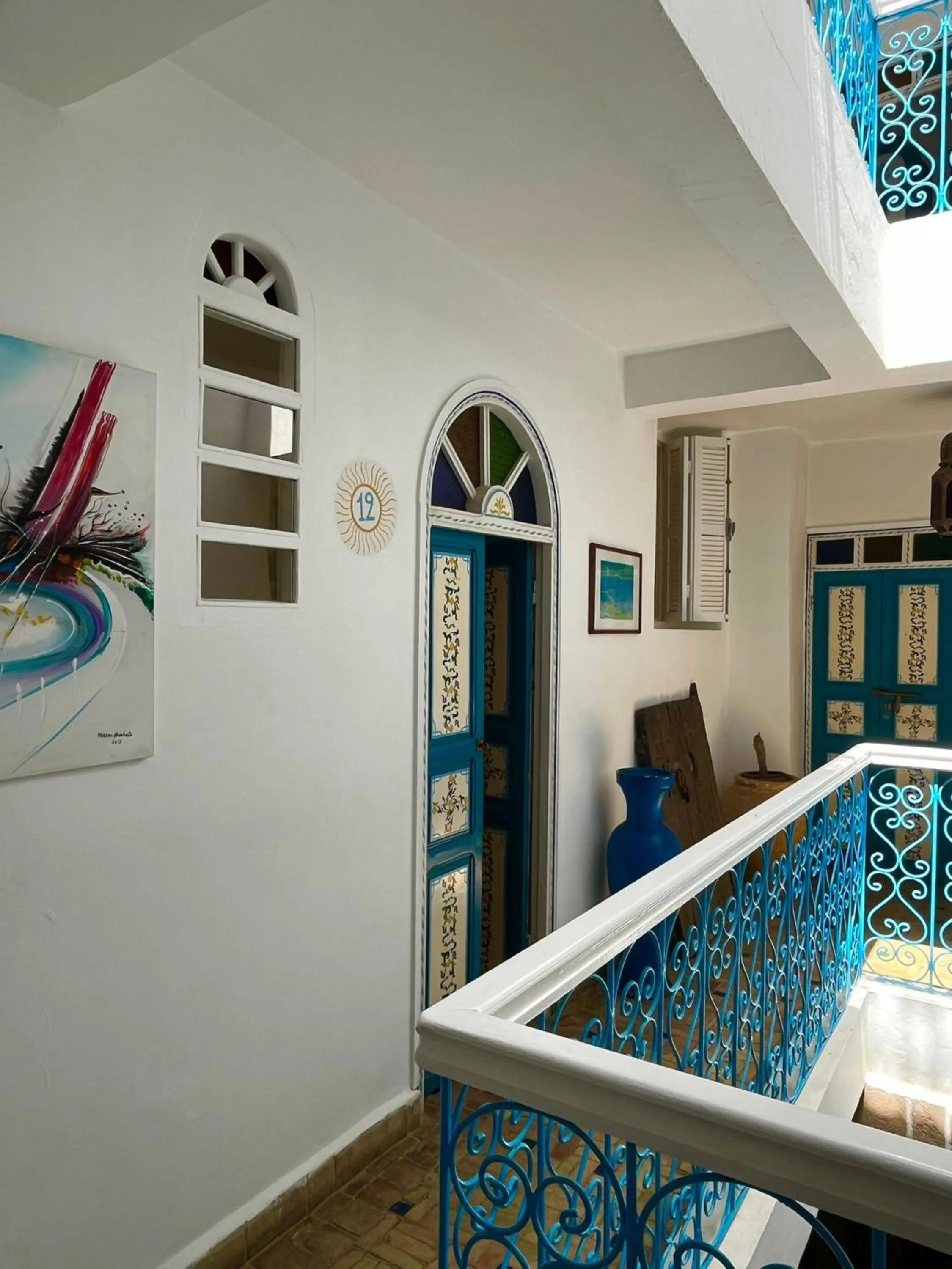 Patio in Hôtel Emeraude Essaouira