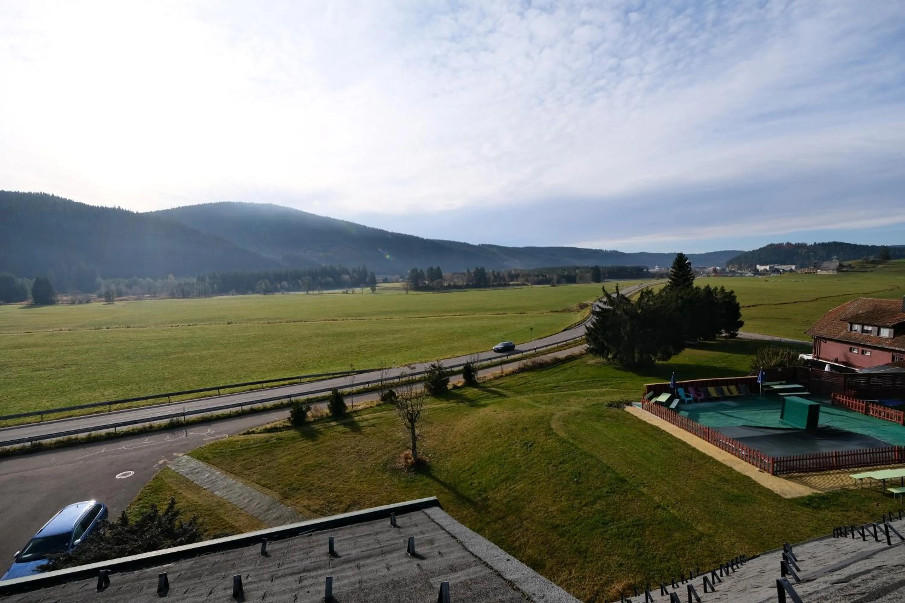 Garden in B und B Titisee Hotel Sonnenmatte nahe Badeparadies