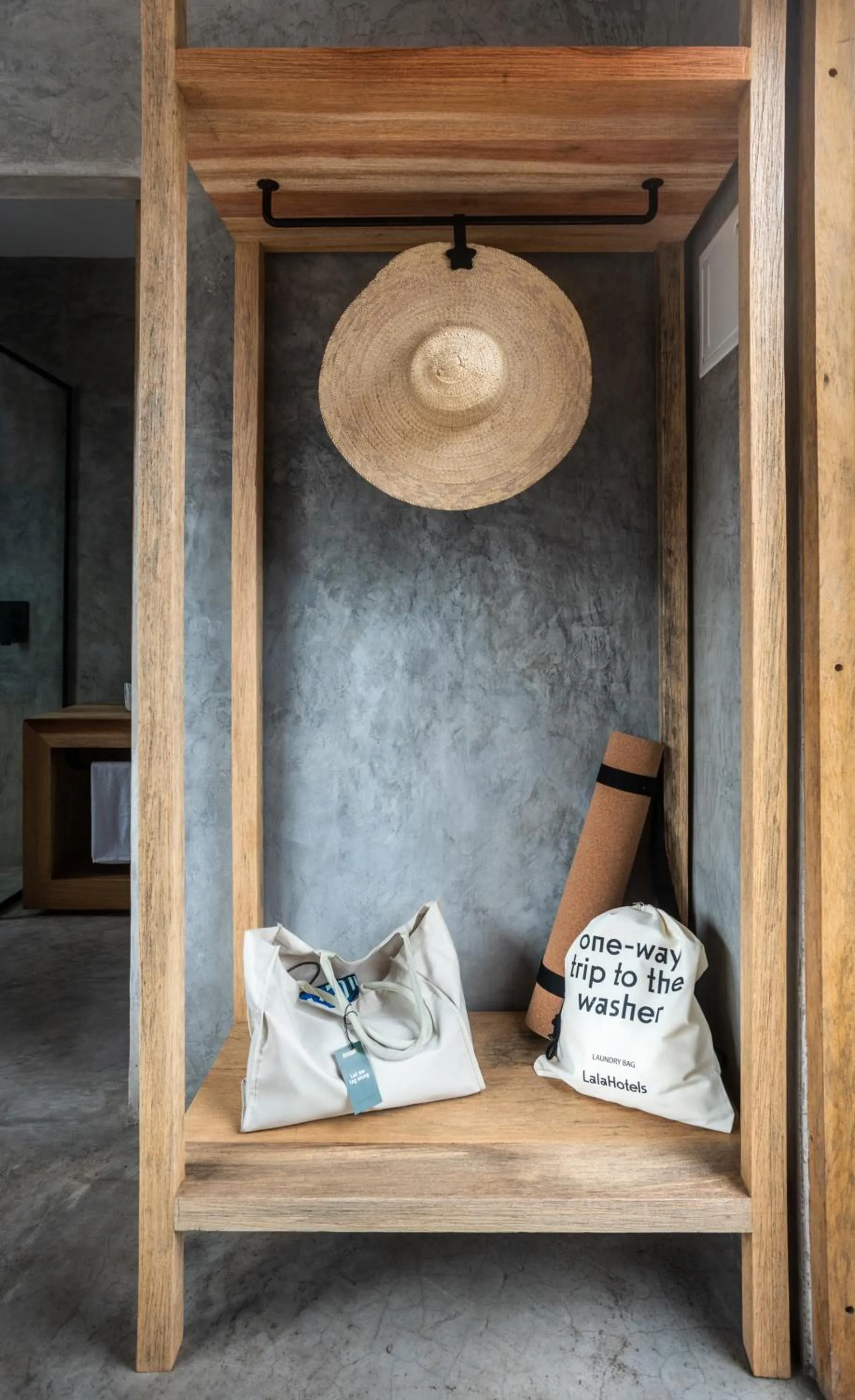 Bedroom in LalaGalu - Beachfront EcoCabins