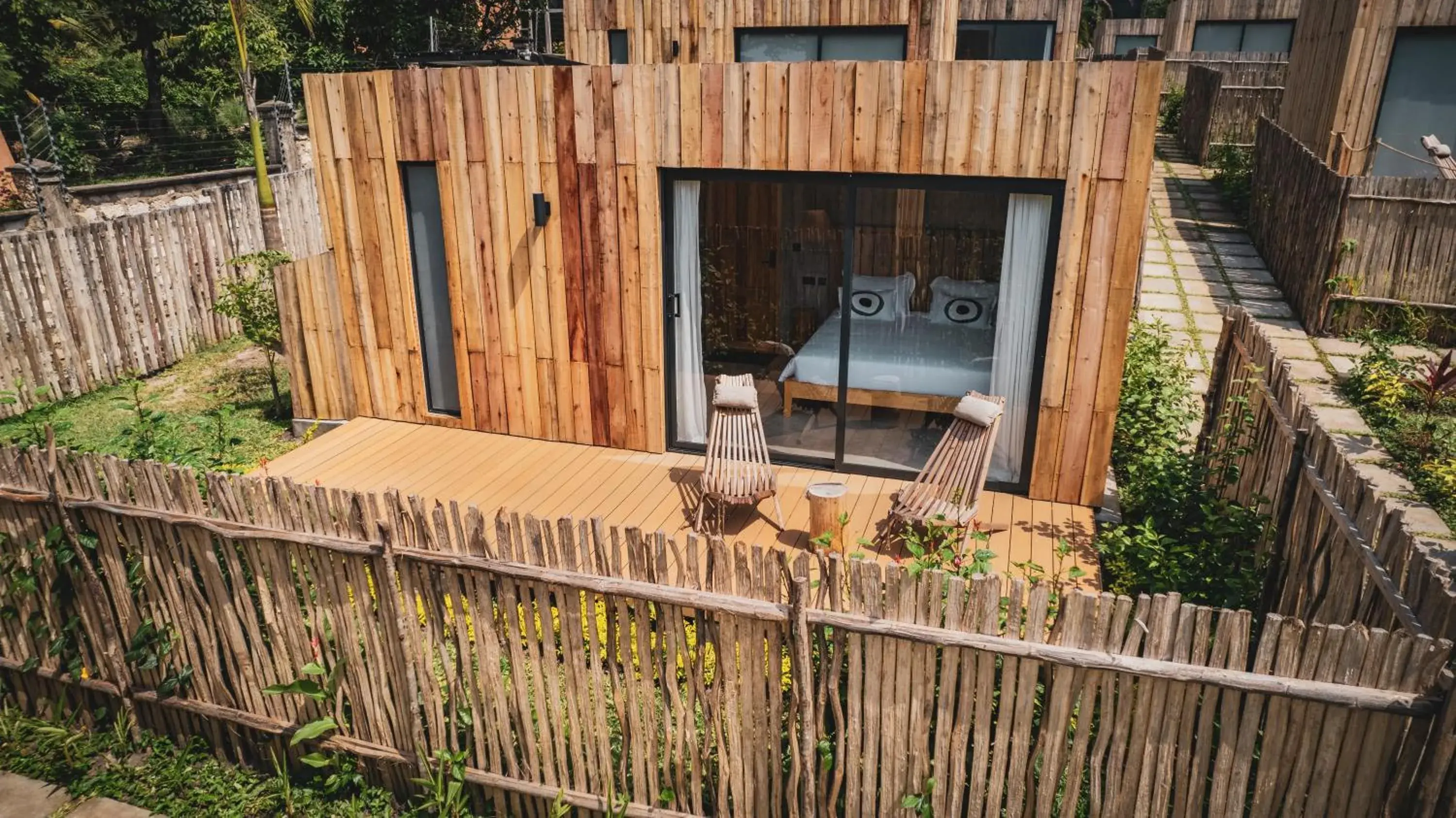 Deluxe Double Room in LalaGalu - Beachfront EcoCabins Deluxe Double Room in LalaGalu - Beachfront EcoCabins