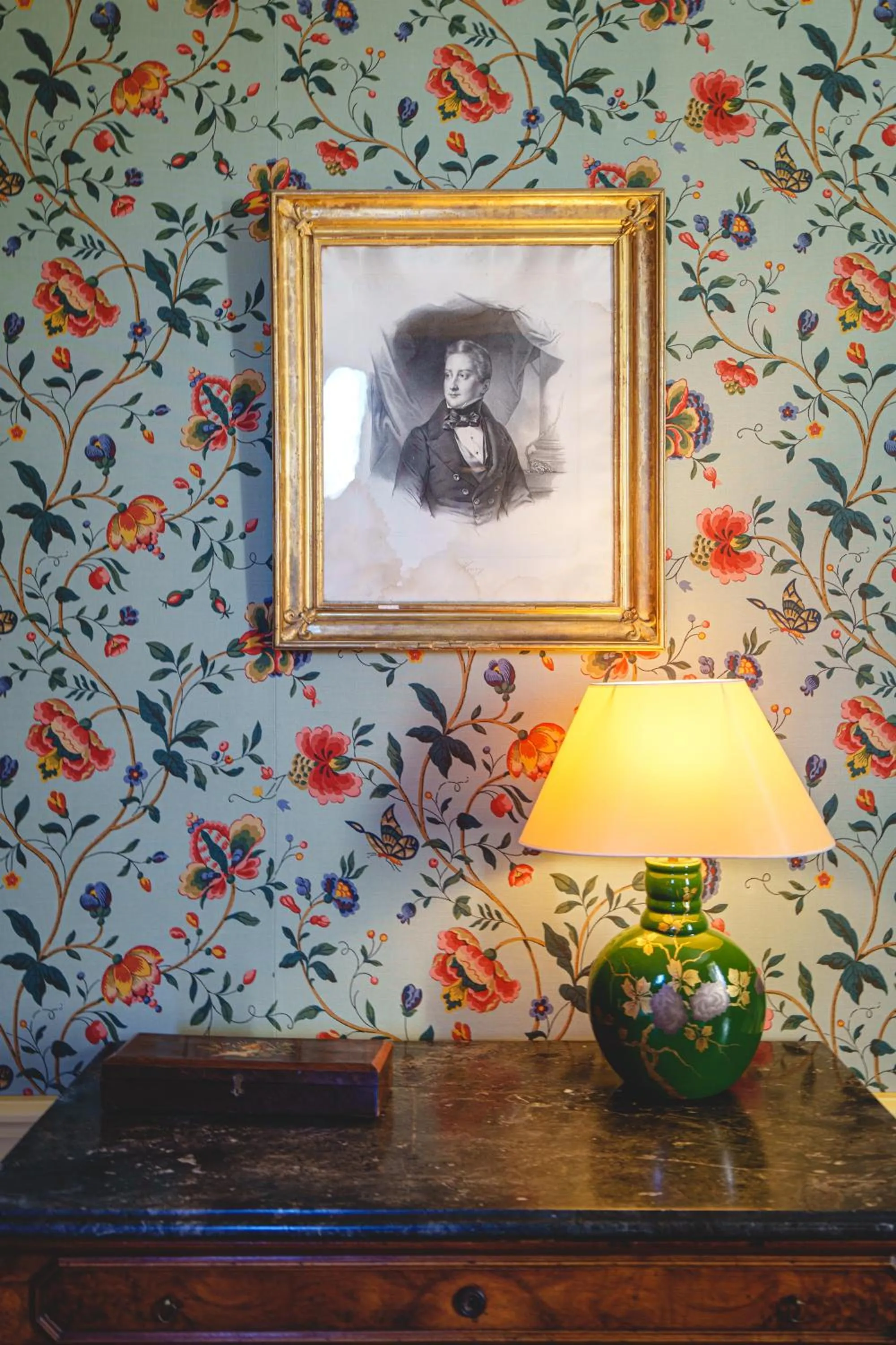 Decorative detail in Château La Comtesse de Loire & Spa