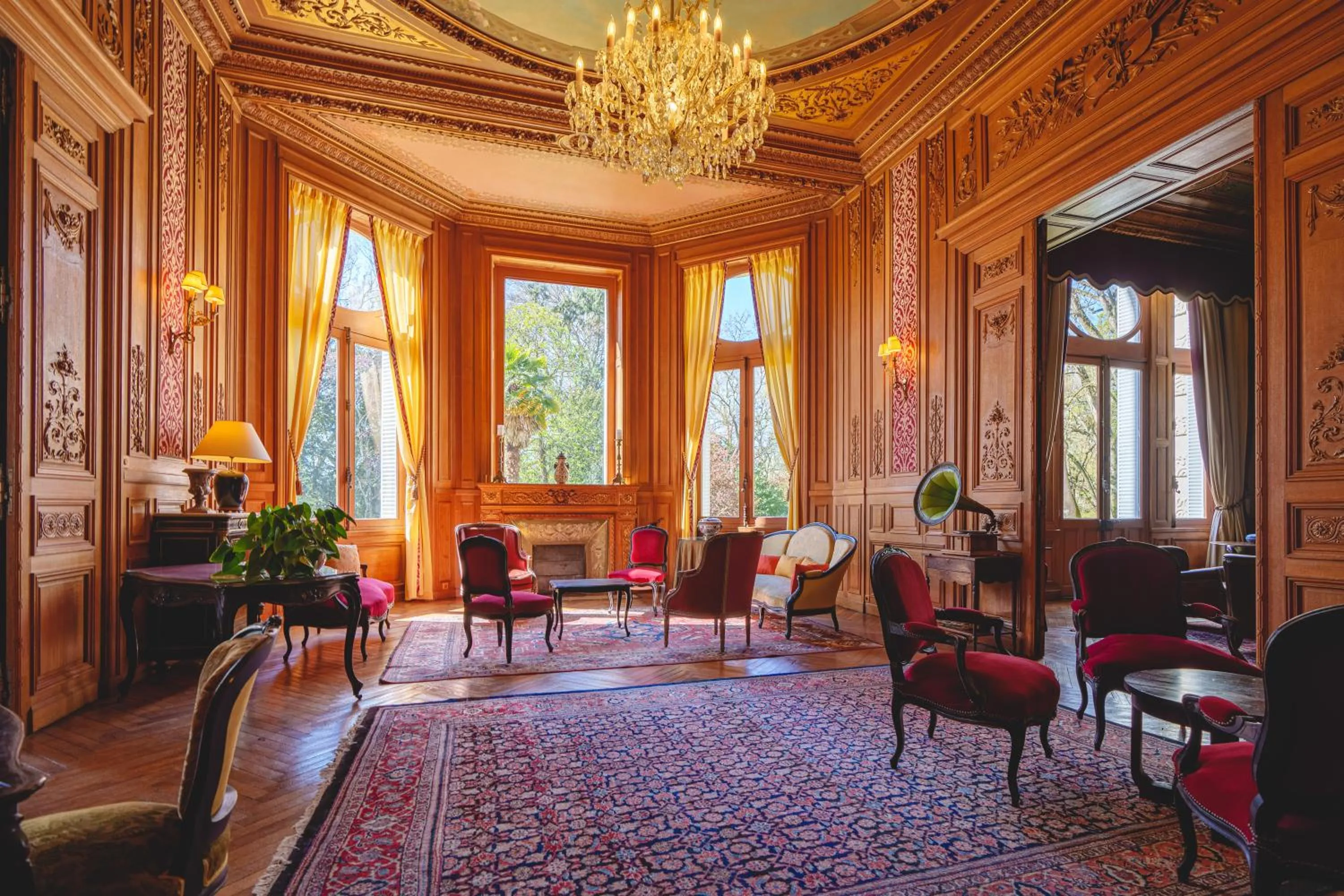 Living room in Château La Comtesse de Loire & Spa
