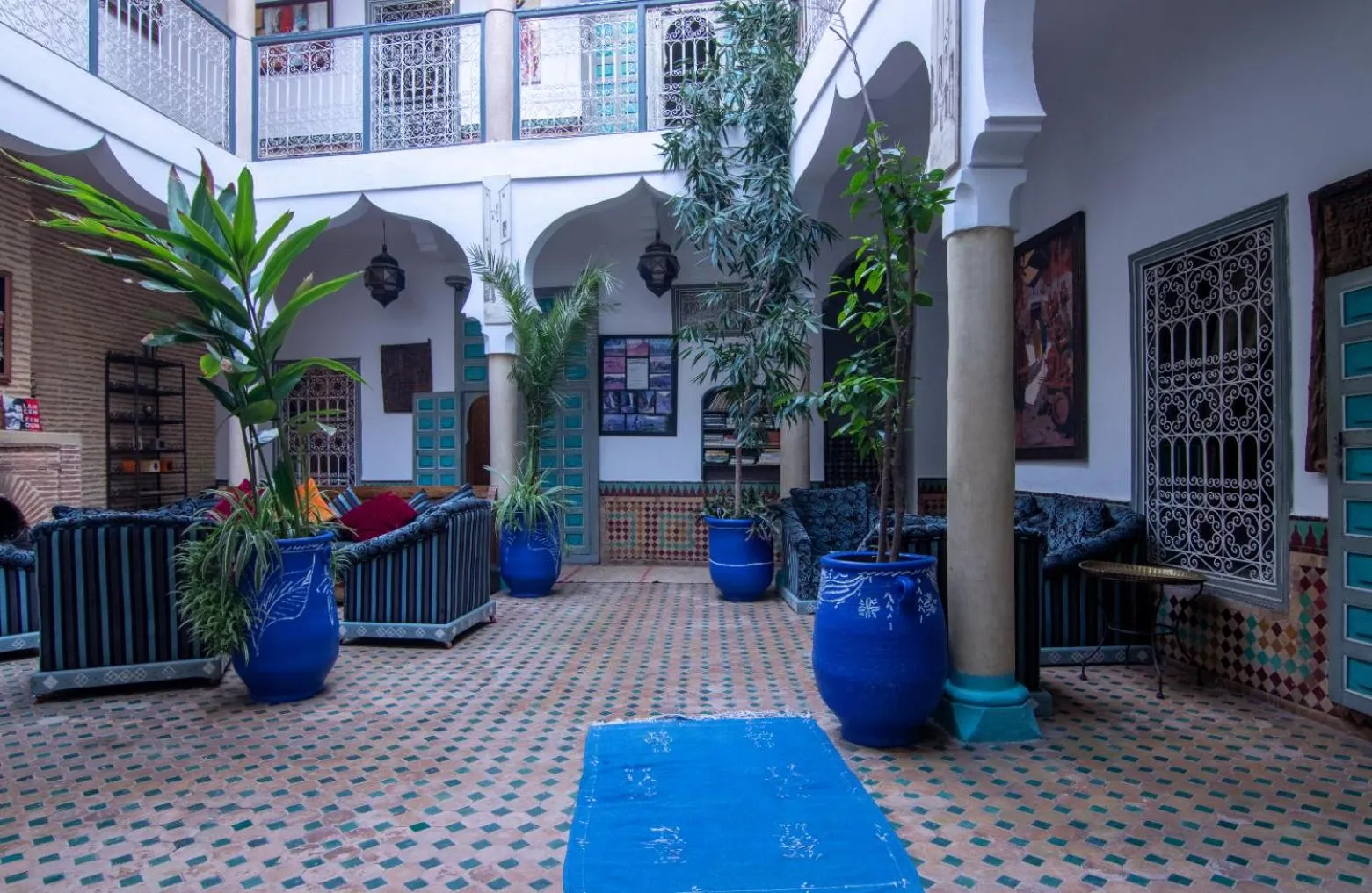 Patio in Riad Zinoun & Spa 11 Rooms