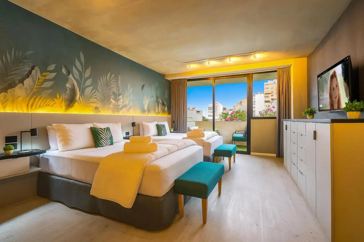 Family Suite with Balcony in Deluxe Apartments in Palermo - by BueRentals Family Suite with Balcony in Deluxe Apartments in Palermo - by BueRentals