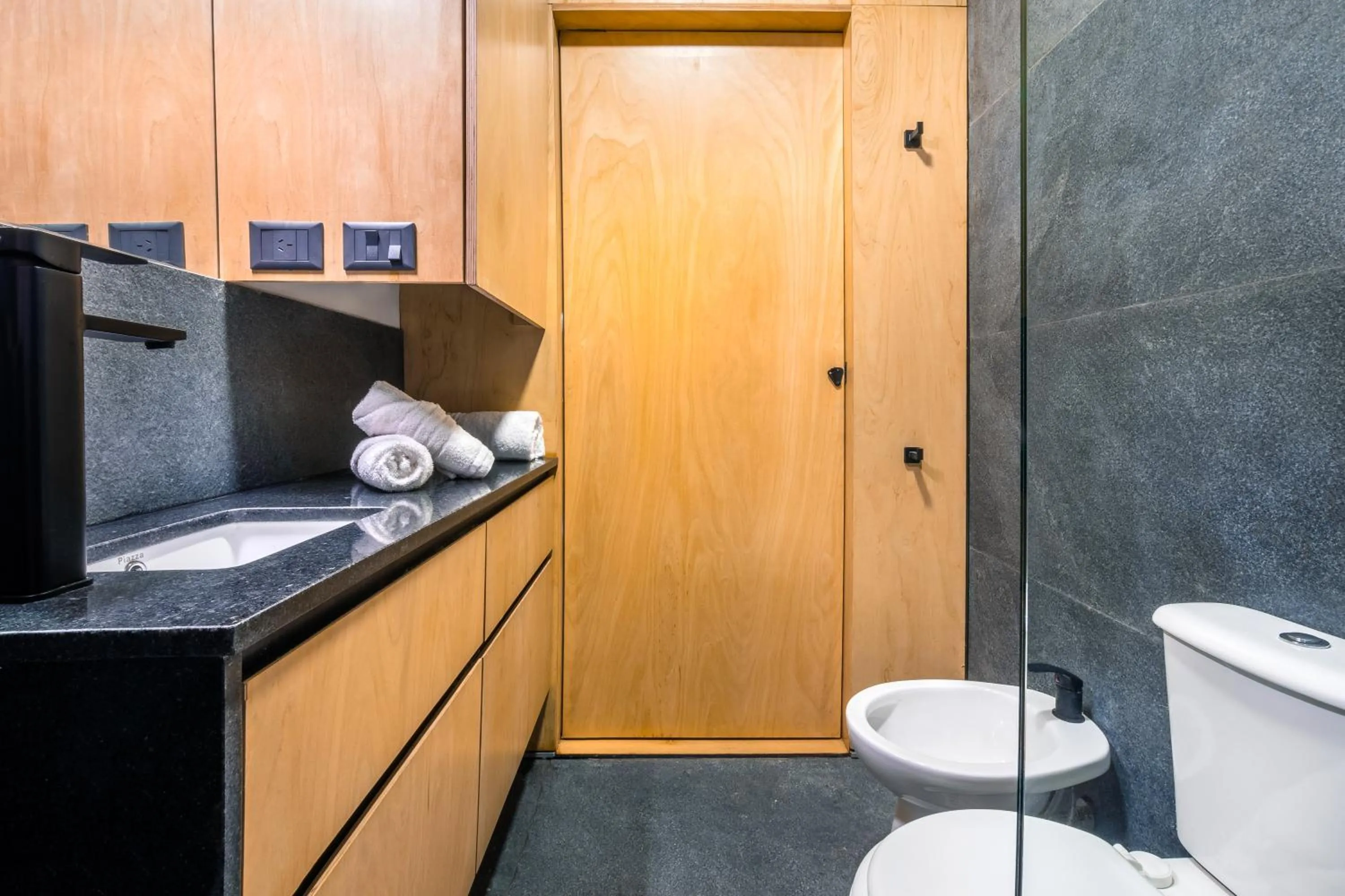 Shower in Deluxe Apartments in Palermo - by BueRentals