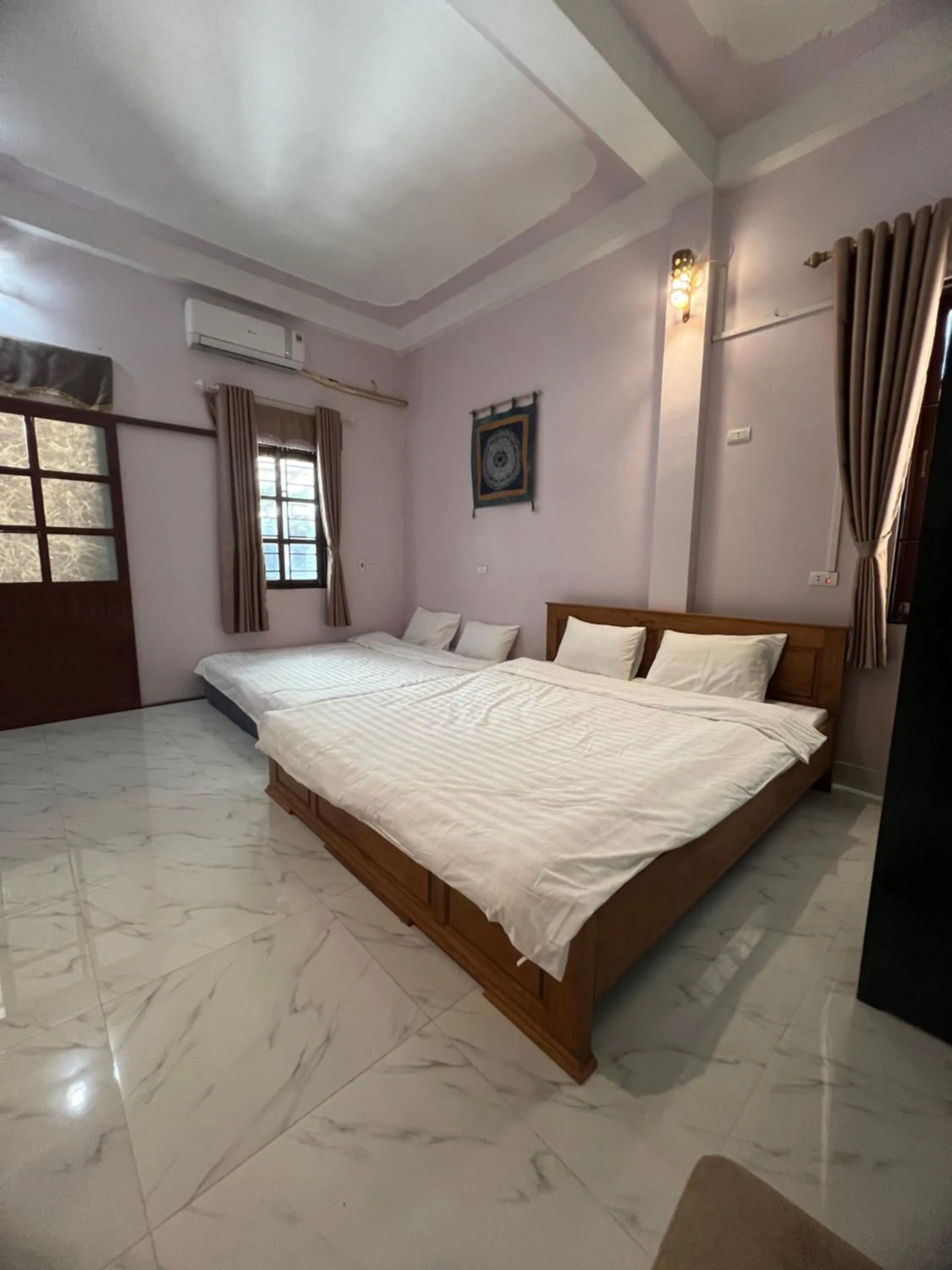 Bed in Duong Thim Homestay Mai Chau