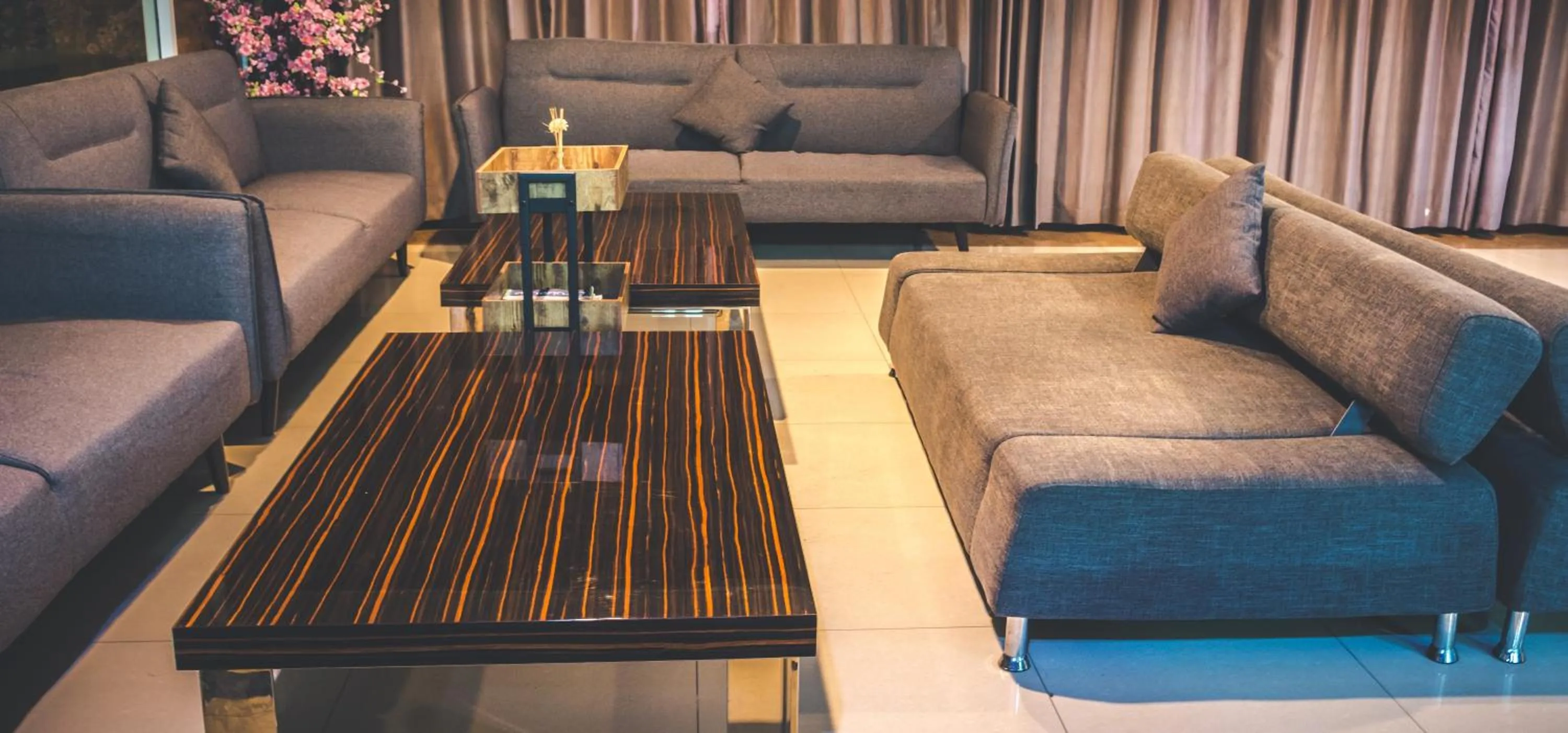 Seating area in CK Resort Pattaya