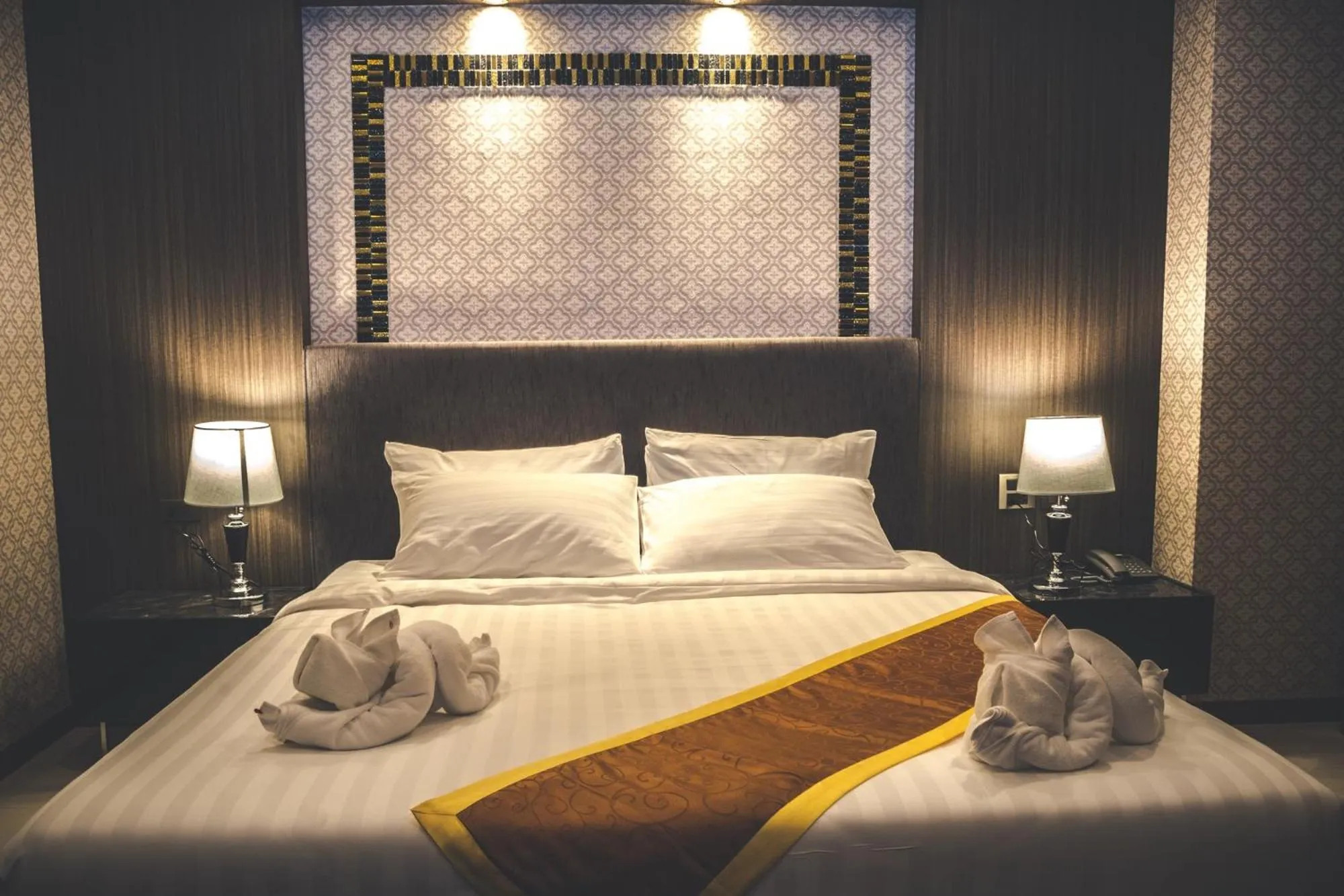 Bed in CK Resort Pattaya