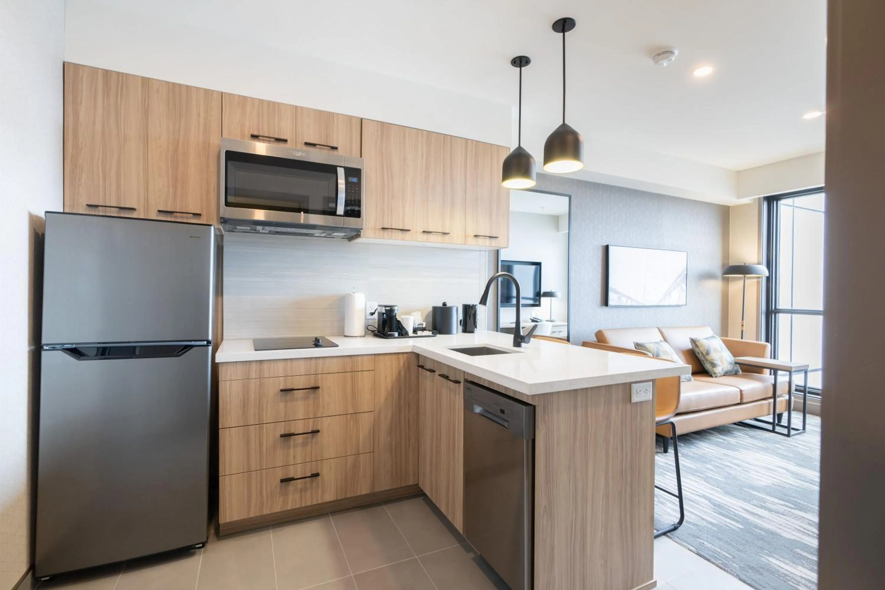 Kitchen or kitchenette in Sandman Signature Dartmouth Hotel & Suites