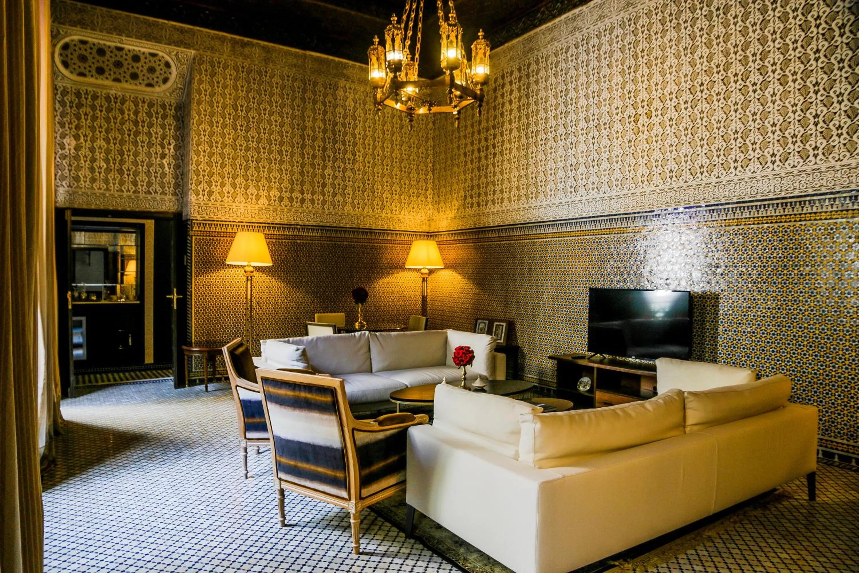 Living room in Riad Fes - Relais & Châteaux