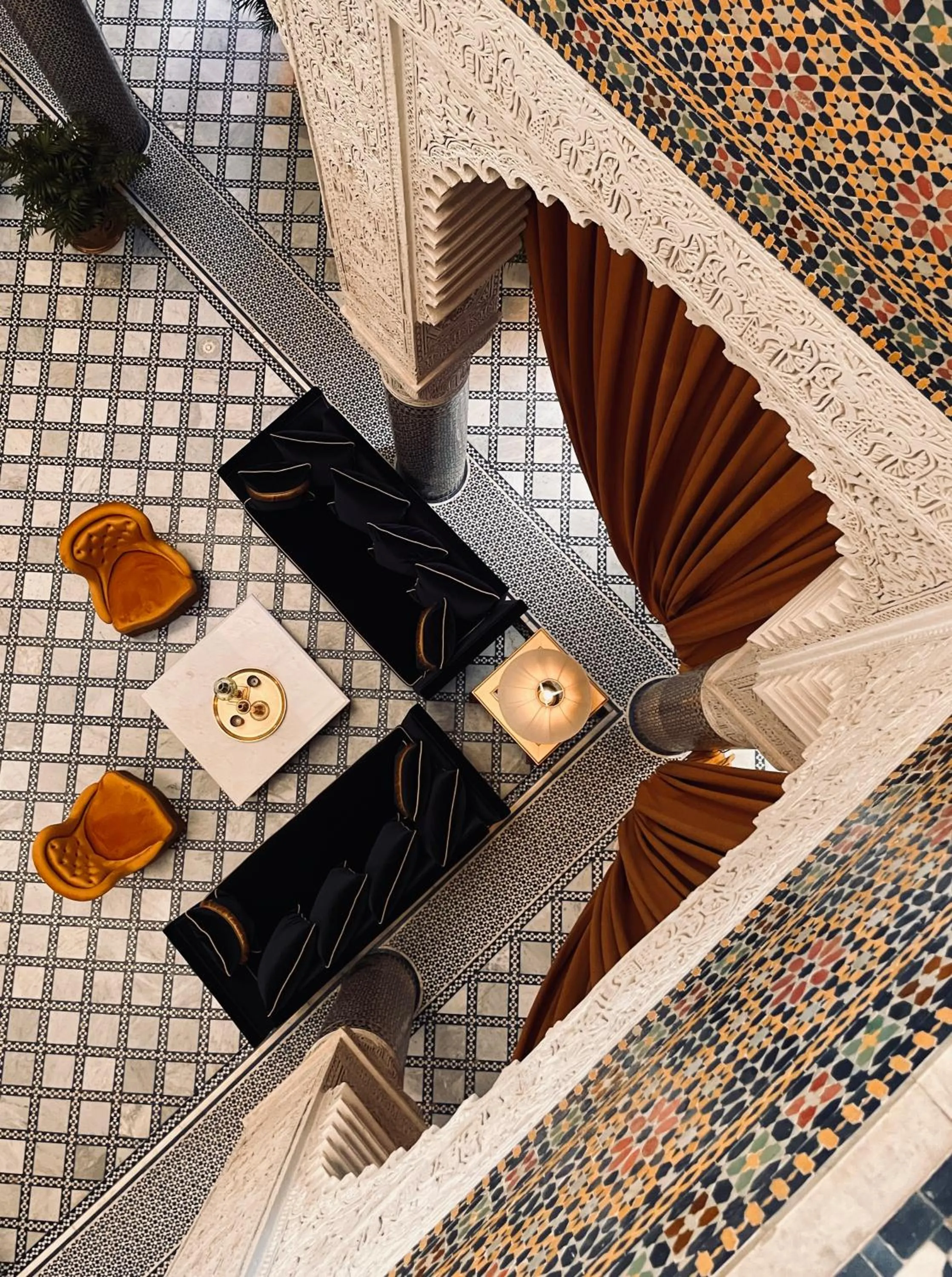 Lobby or reception in Riad Fes - Relais & Châteaux