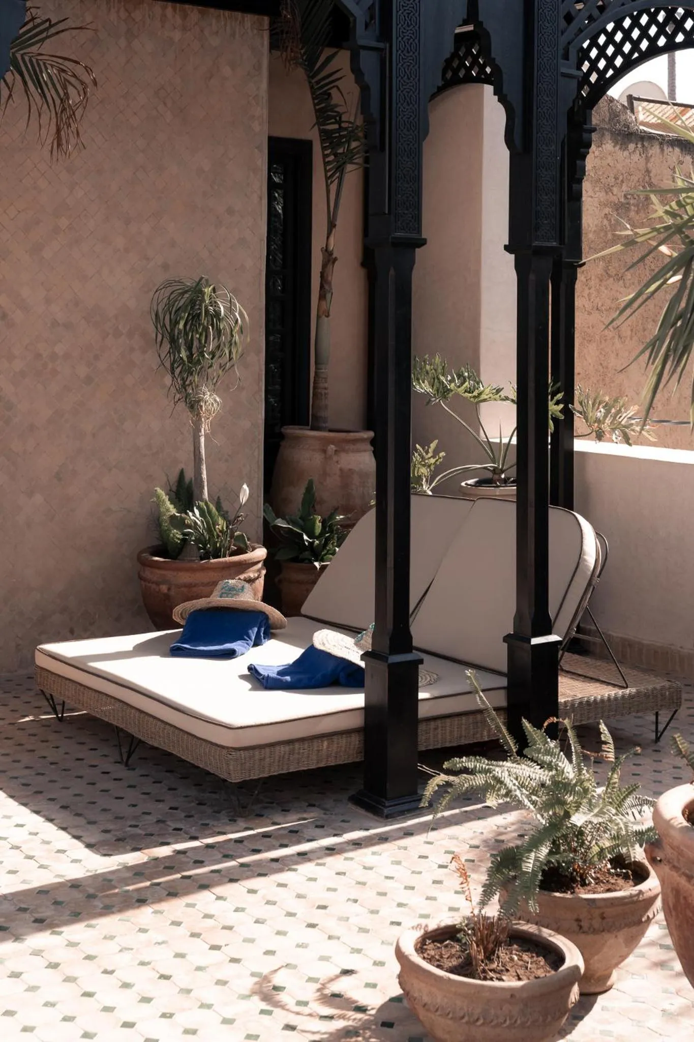 Balcony/Terrace in Riad Fes - Relais & Châteaux