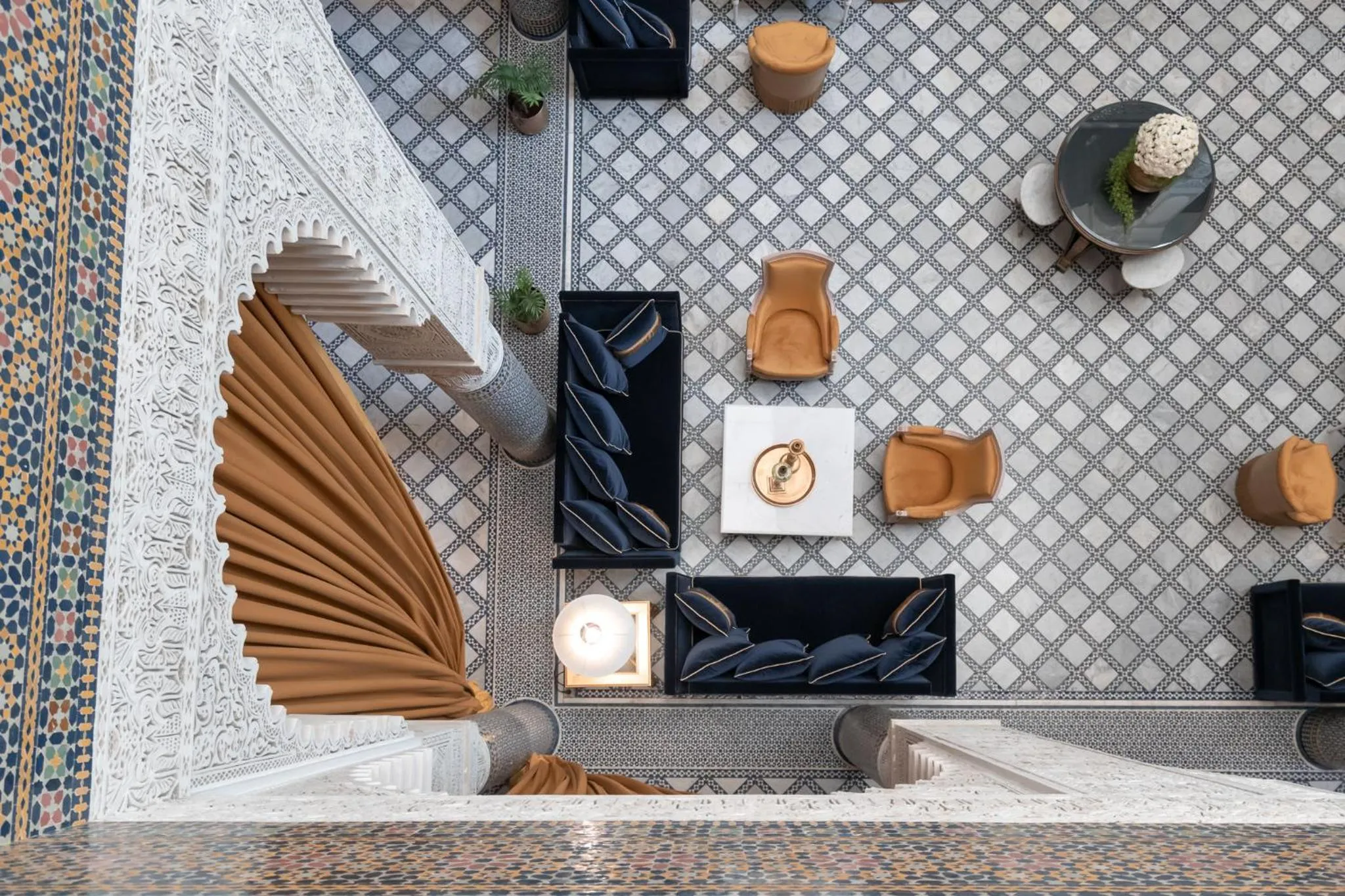 Lobby or reception in Riad Fes - Relais & Châteaux