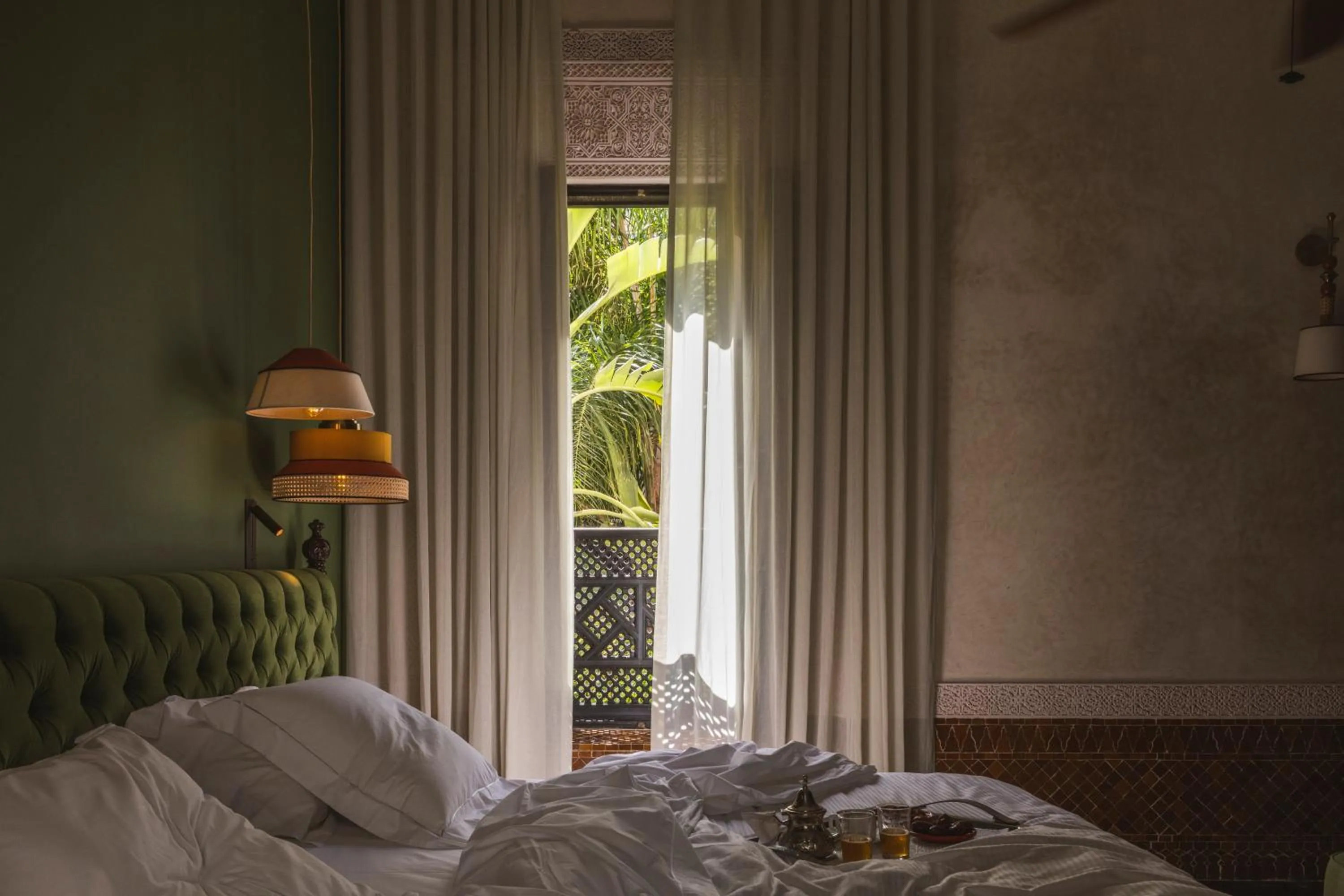 Bed in Riad Fes - Relais & Châteaux