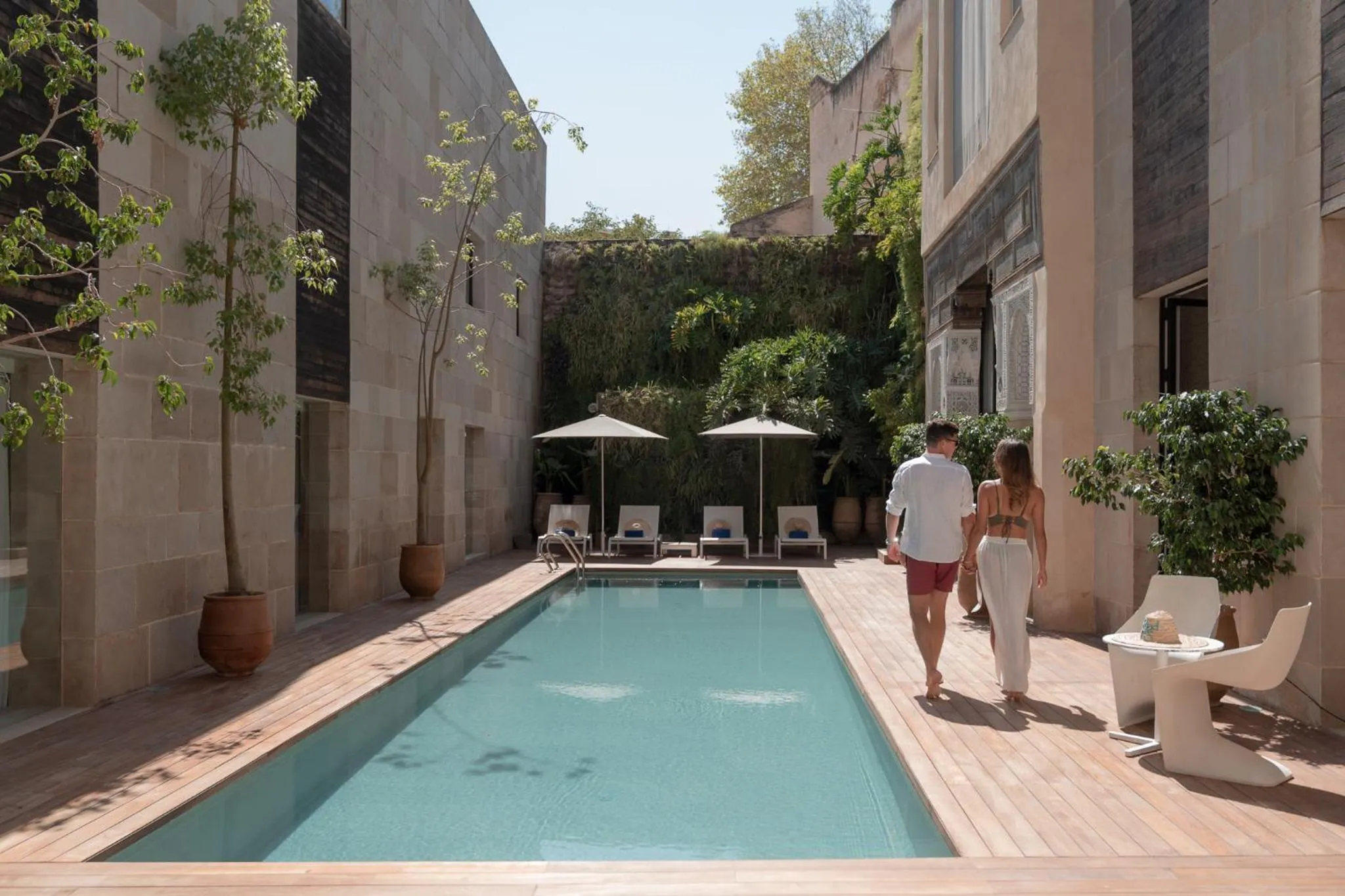Swimming pool in Riad Fes - Relais & Châteaux