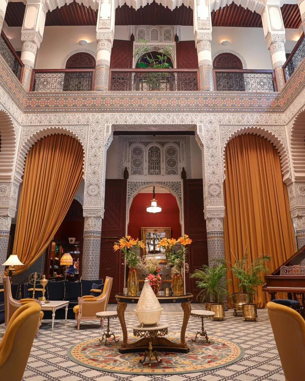 Lobby or reception in Riad Fes - Relais & Châteaux