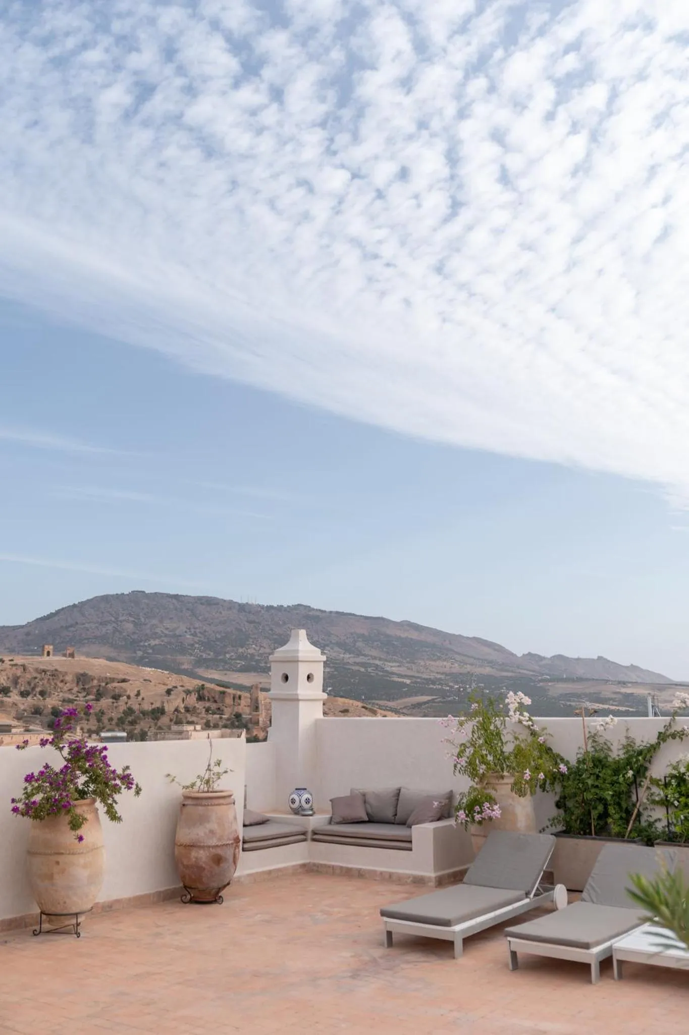 Balcony/Terrace in Riad Fes - Relais & Châteaux
