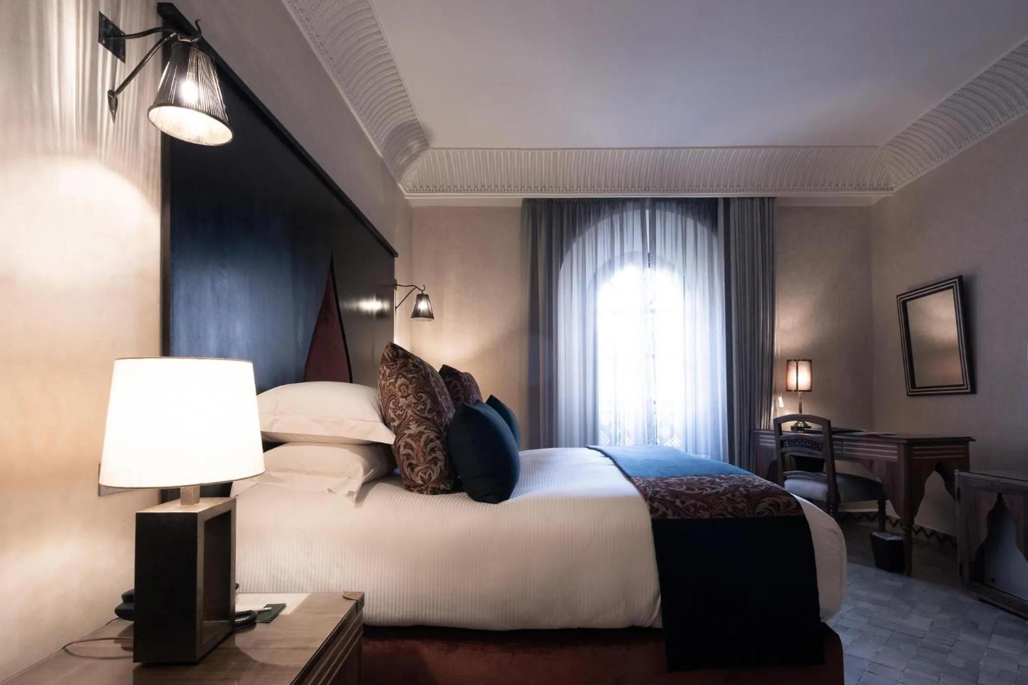 Bed in Riad Fes - Relais & Châteaux