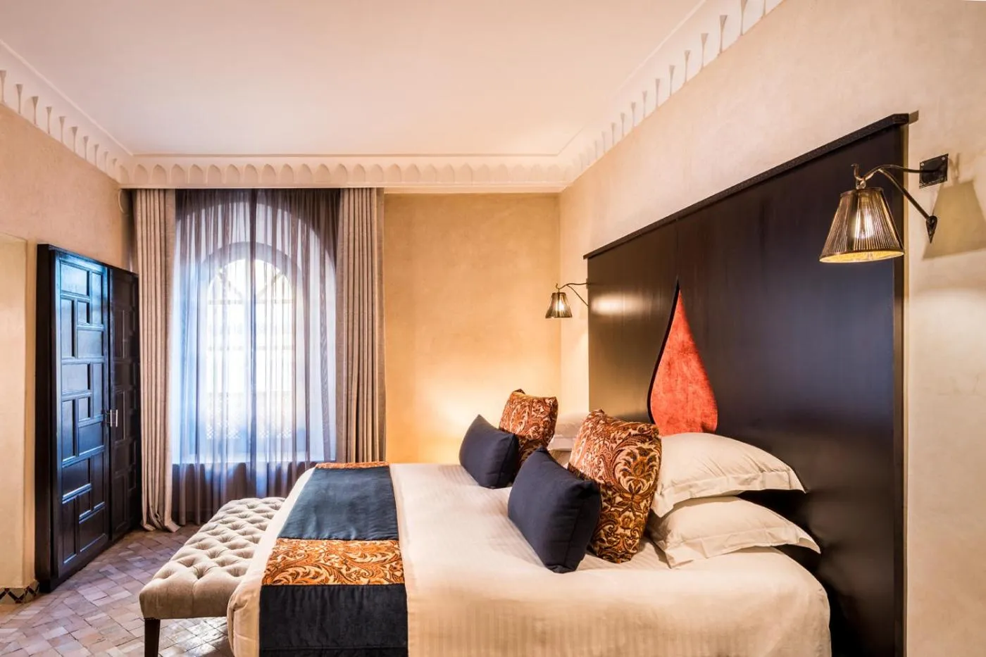 Bedroom, Bed in Riad Fes - Relais & Châteaux