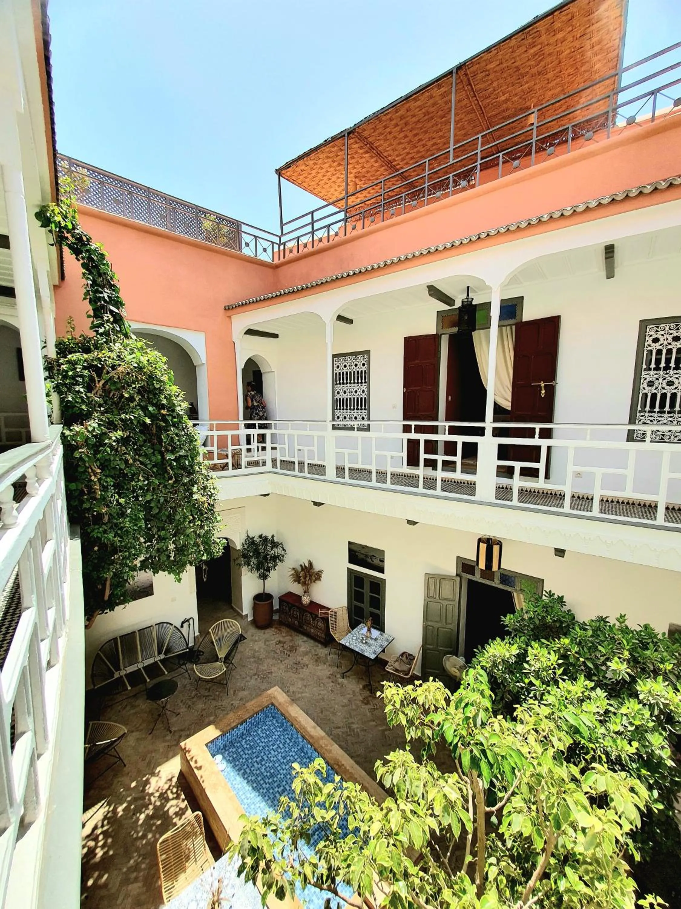 Patio in Riad Dar Zouar & Spa