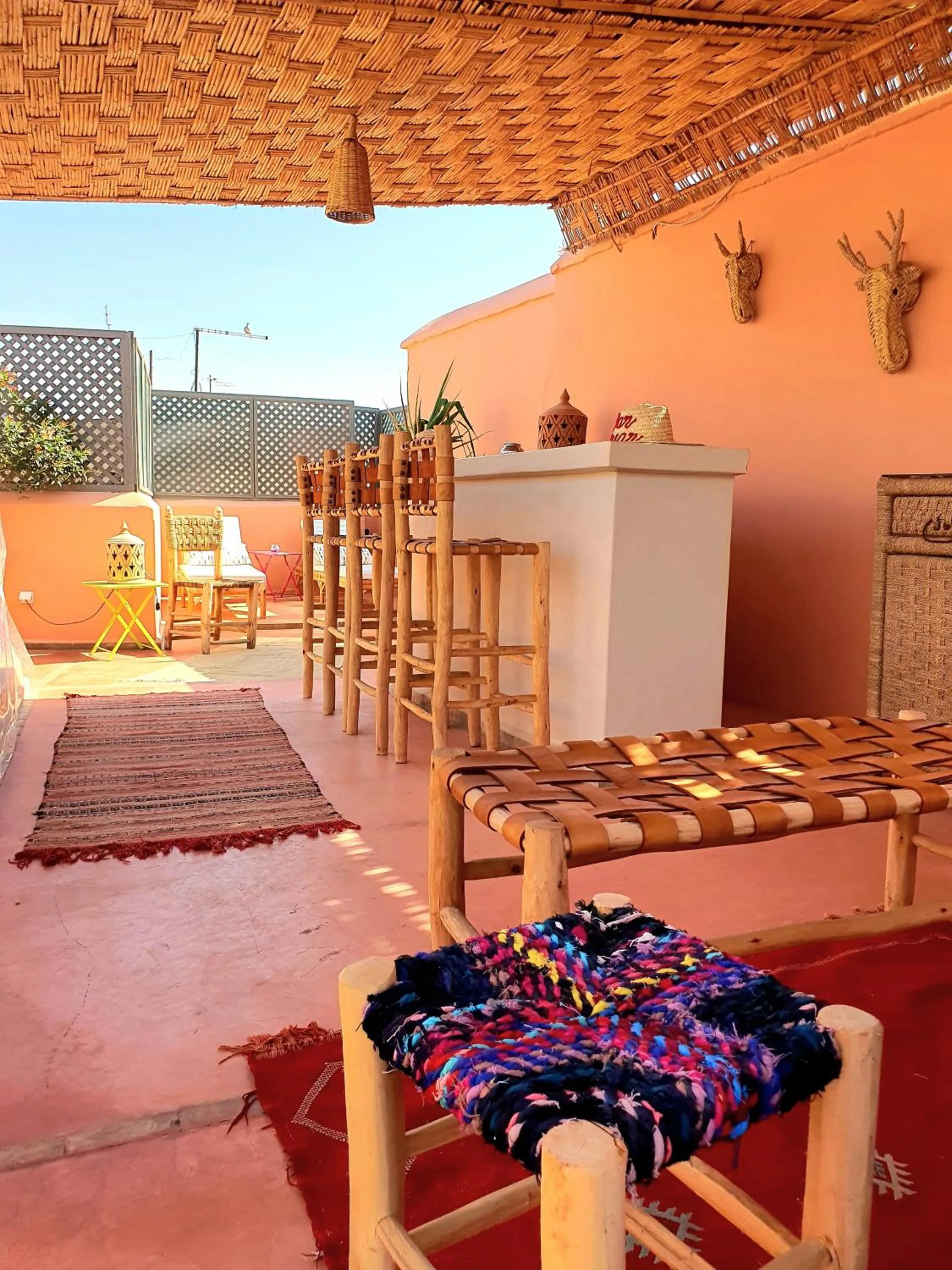 Balcony/Terrace in Riad Dar Zouar & Spa