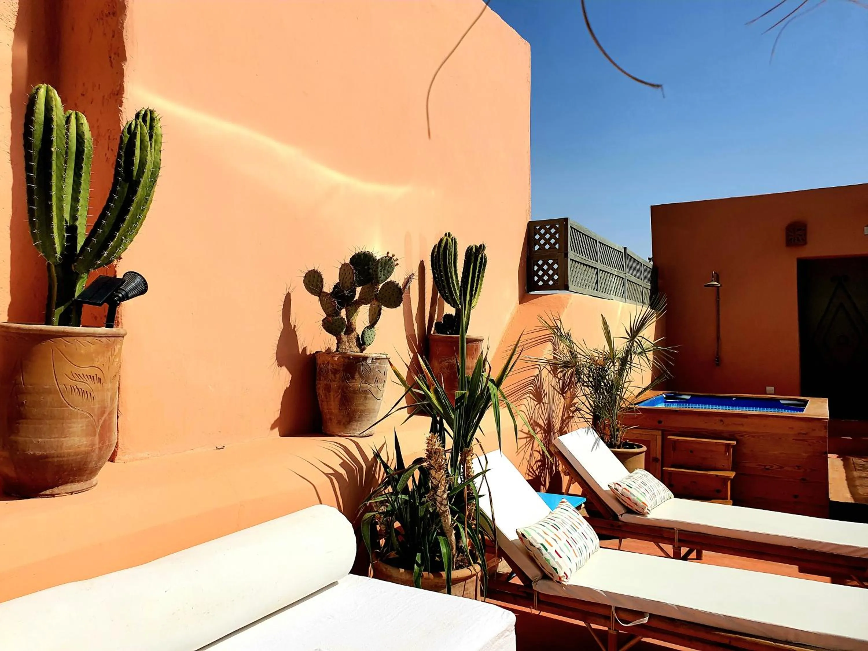 Patio in Riad Dar Zouar & Spa