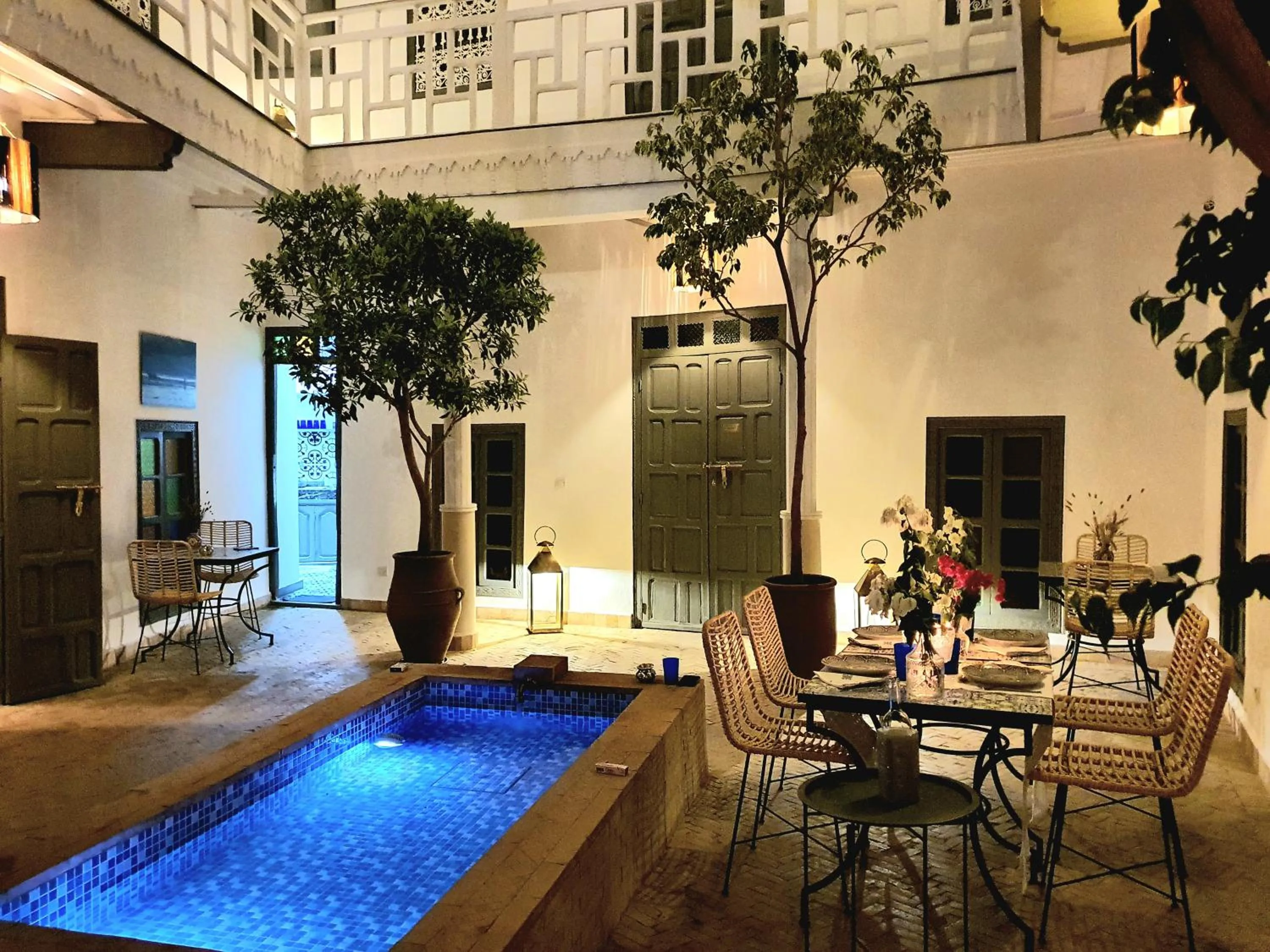 Patio in Riad Dar Zouar & Spa