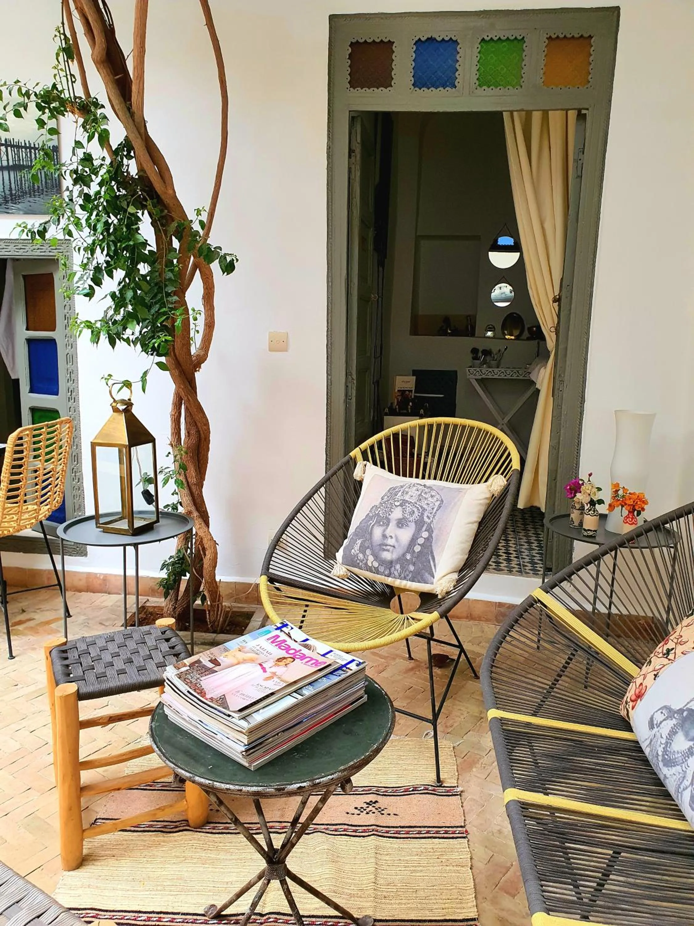 Patio in Riad Dar Zouar & Spa