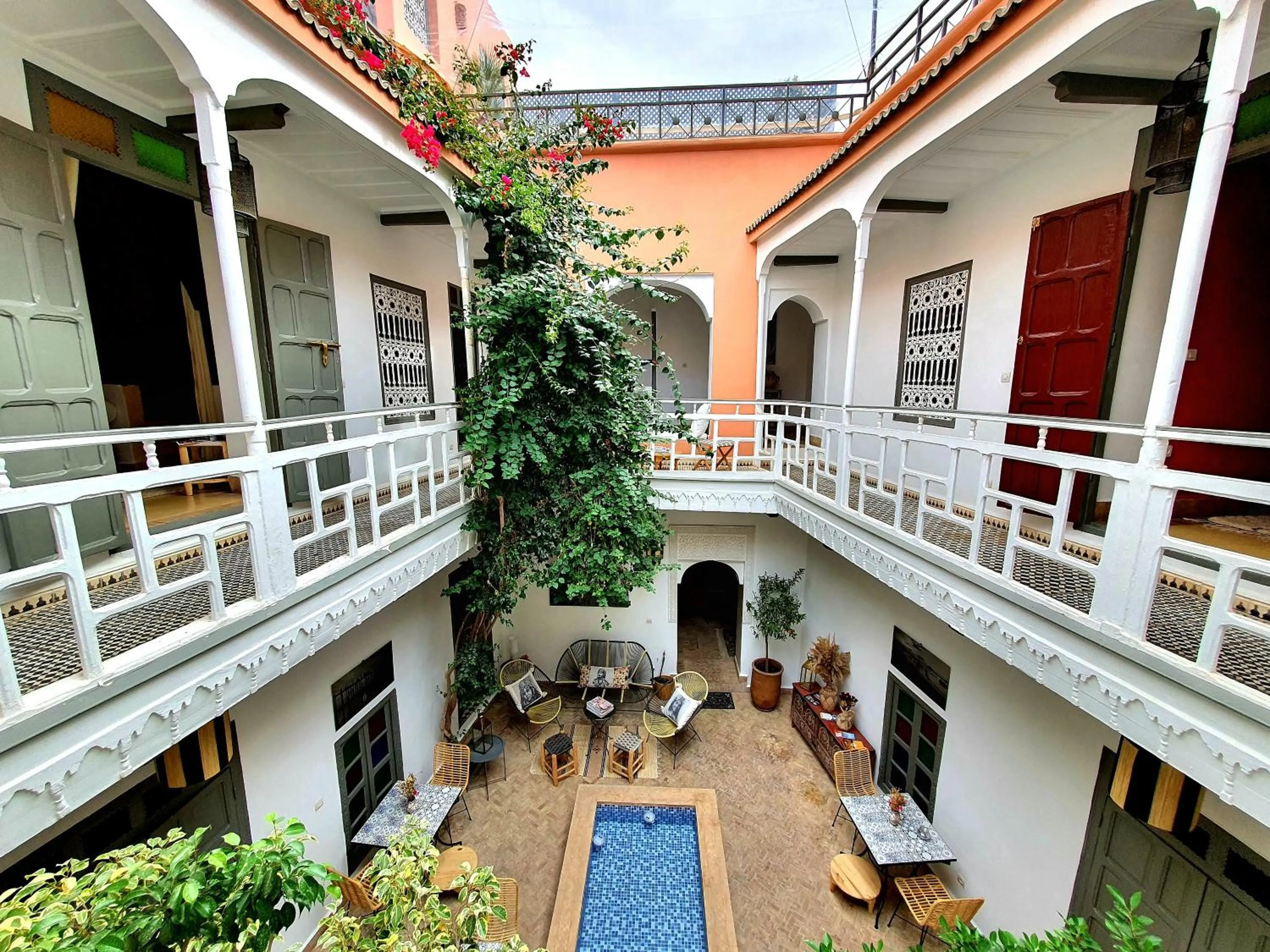 Patio in Riad Dar Zouar & Spa