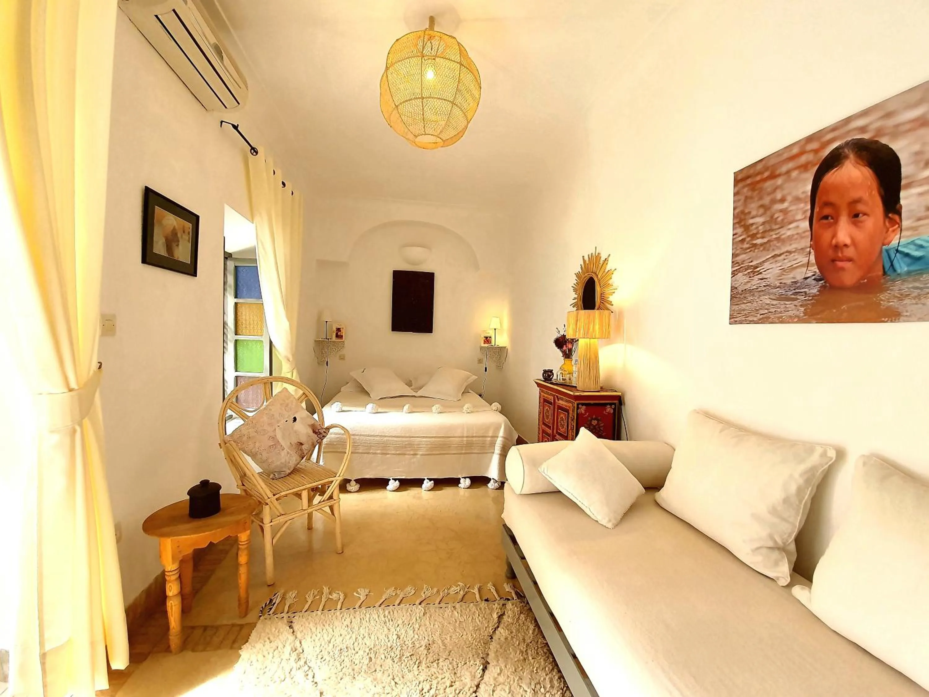 Bedroom, Bed in Riad Dar Zouar & Spa