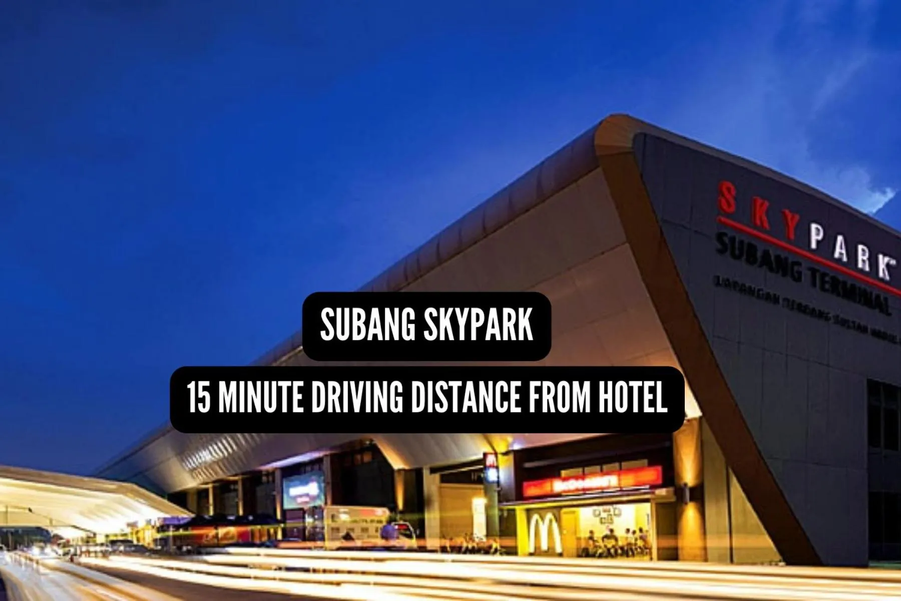 Street view in Smile Hotel Subang Airport