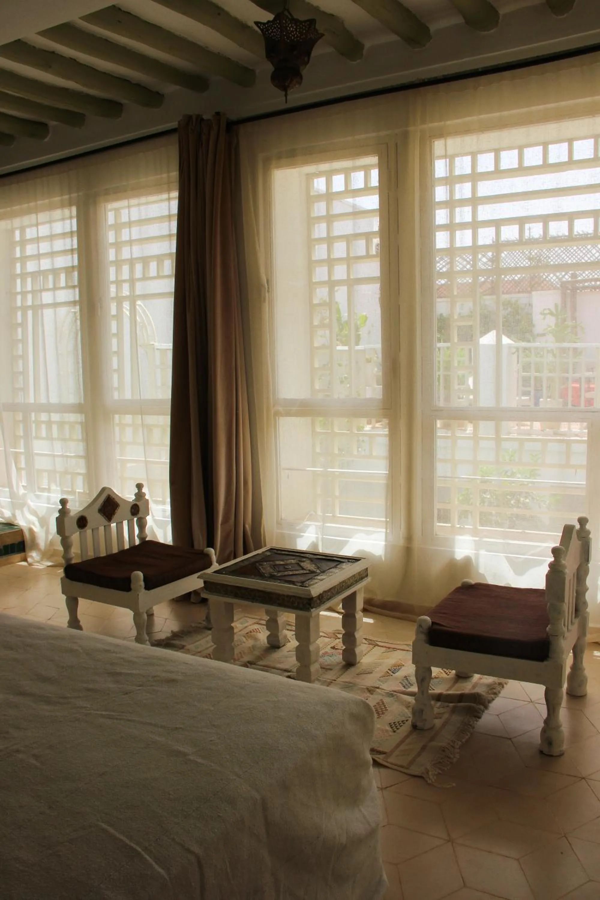 Seating area, Bed in Riad Dar Nael