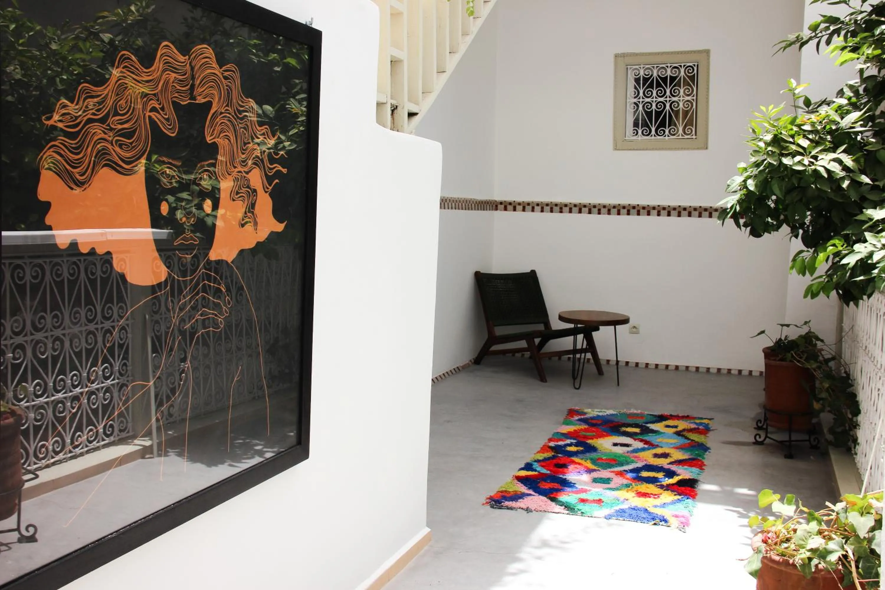 Patio in Riad Dar Nael
