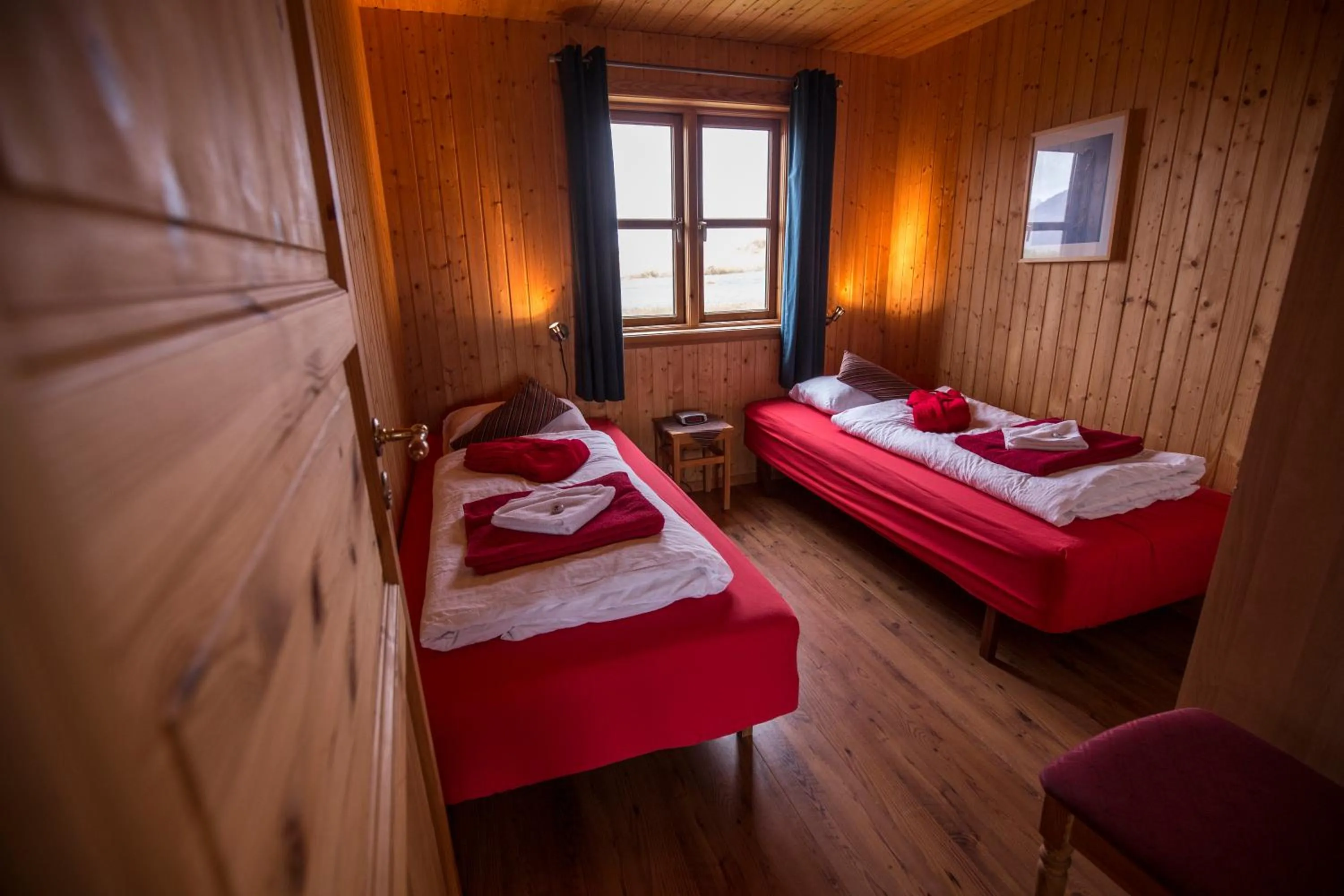 Bedroom, Bed in Hestasport Cottages