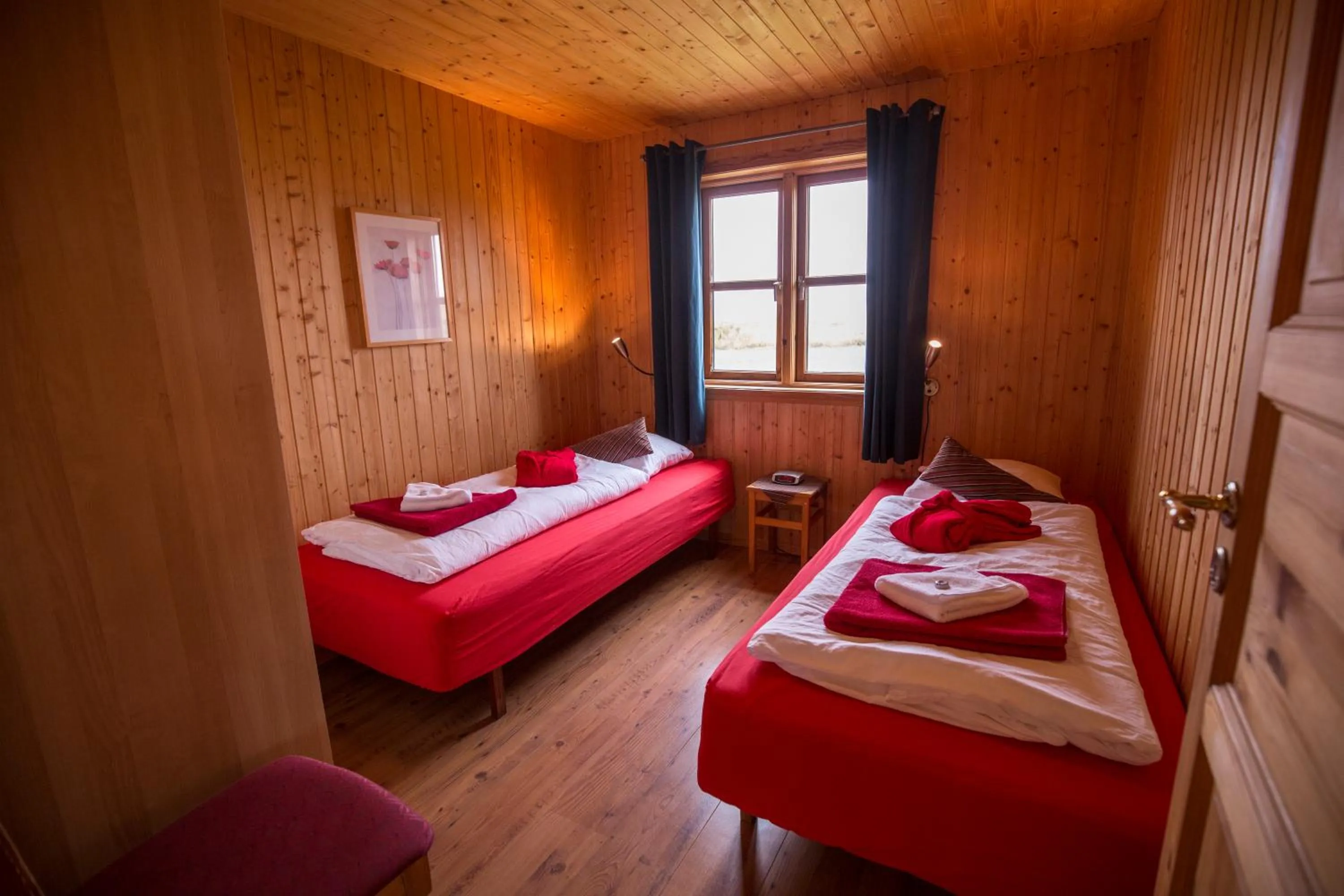 Bedroom, Bed in Hestasport Cottages